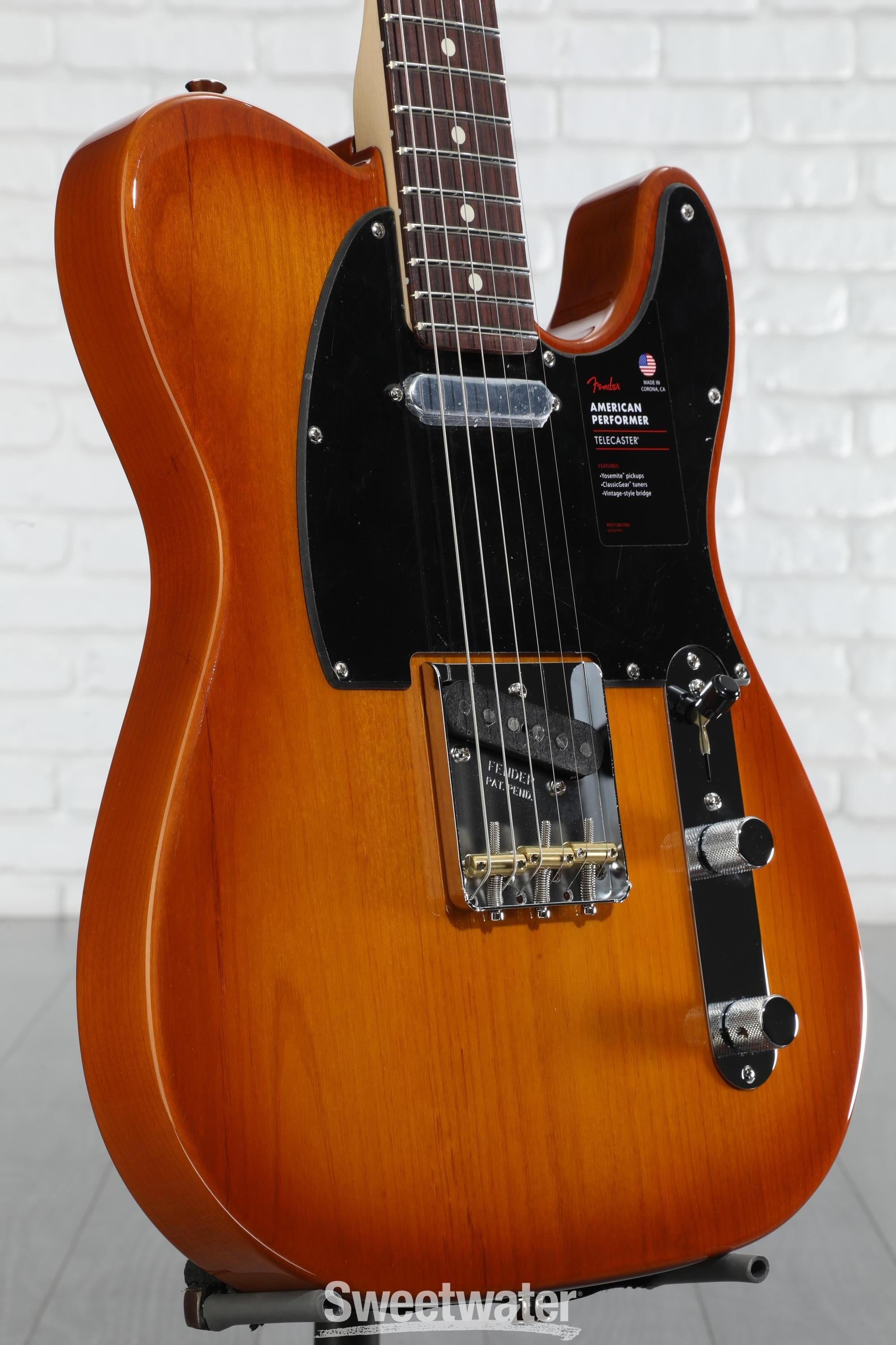 通販 クリスマスセール2025: 特集 Fender American with Honeyburst - Telecaster Performer ギター