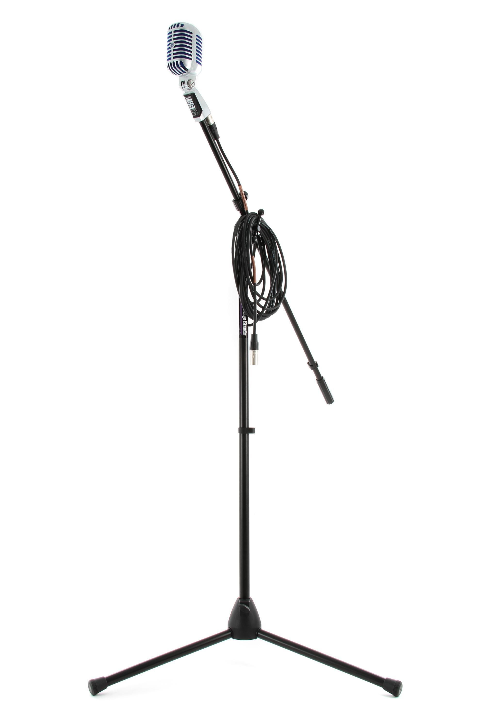 Shure 55SH Series II Iconic Microphone - Vintage Style, Rich Sound Quality,  Rugged Construction, Shock-Mounted Noise Reduction for Vocals 