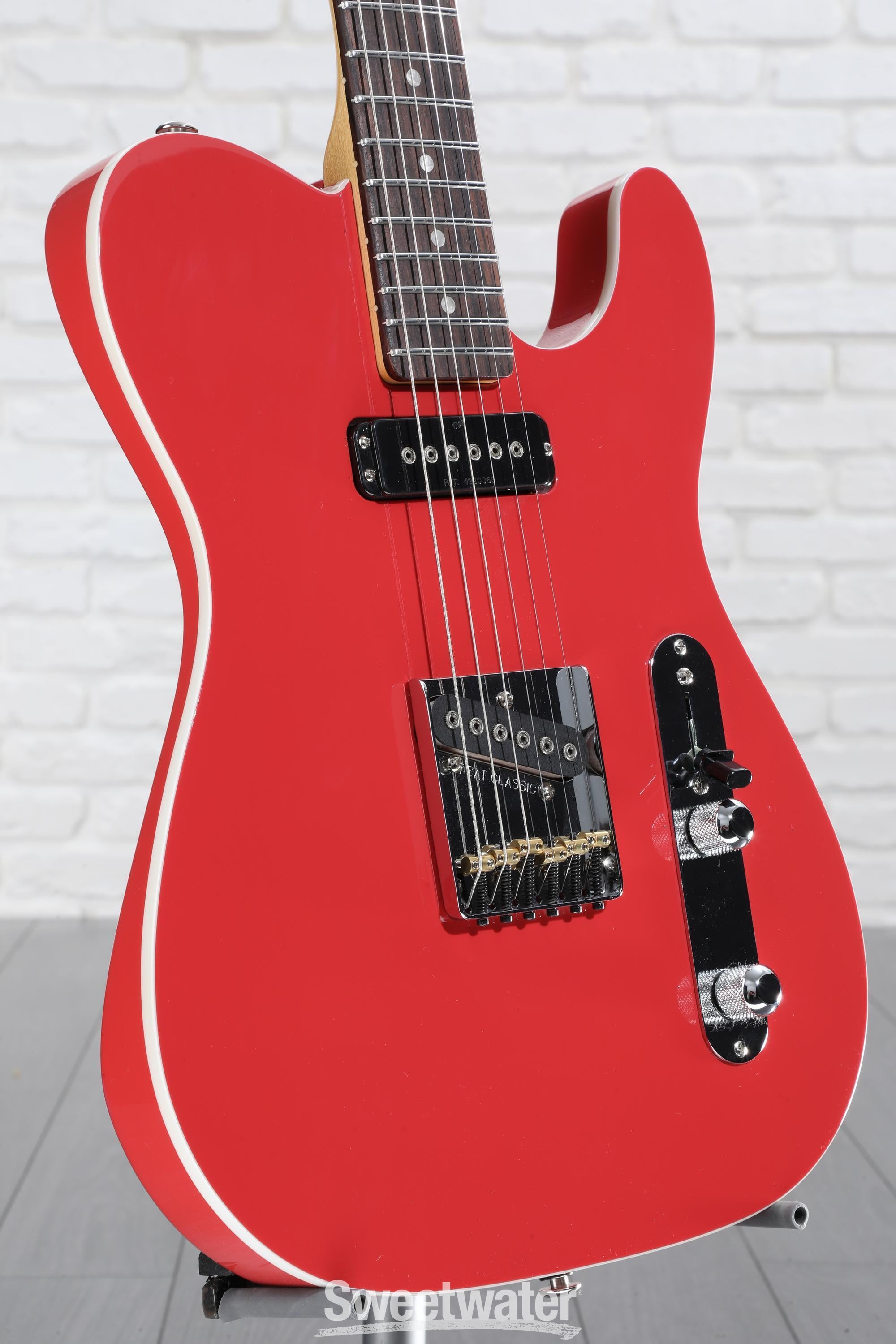 G&L Fullerton Deluxe ASAT Classic Custom Electric Guitar - Fiesta