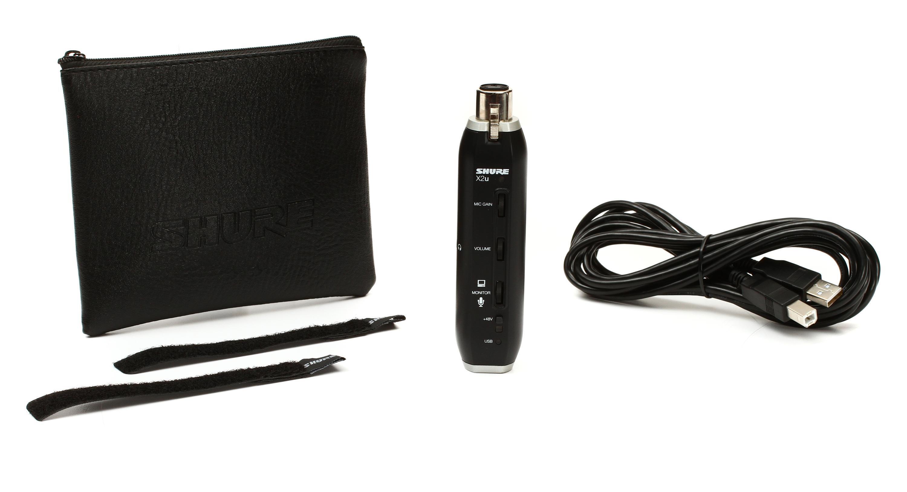 新品 XLR X2u Shure to Sweetwater | Interface Audio USB DTM・DAW