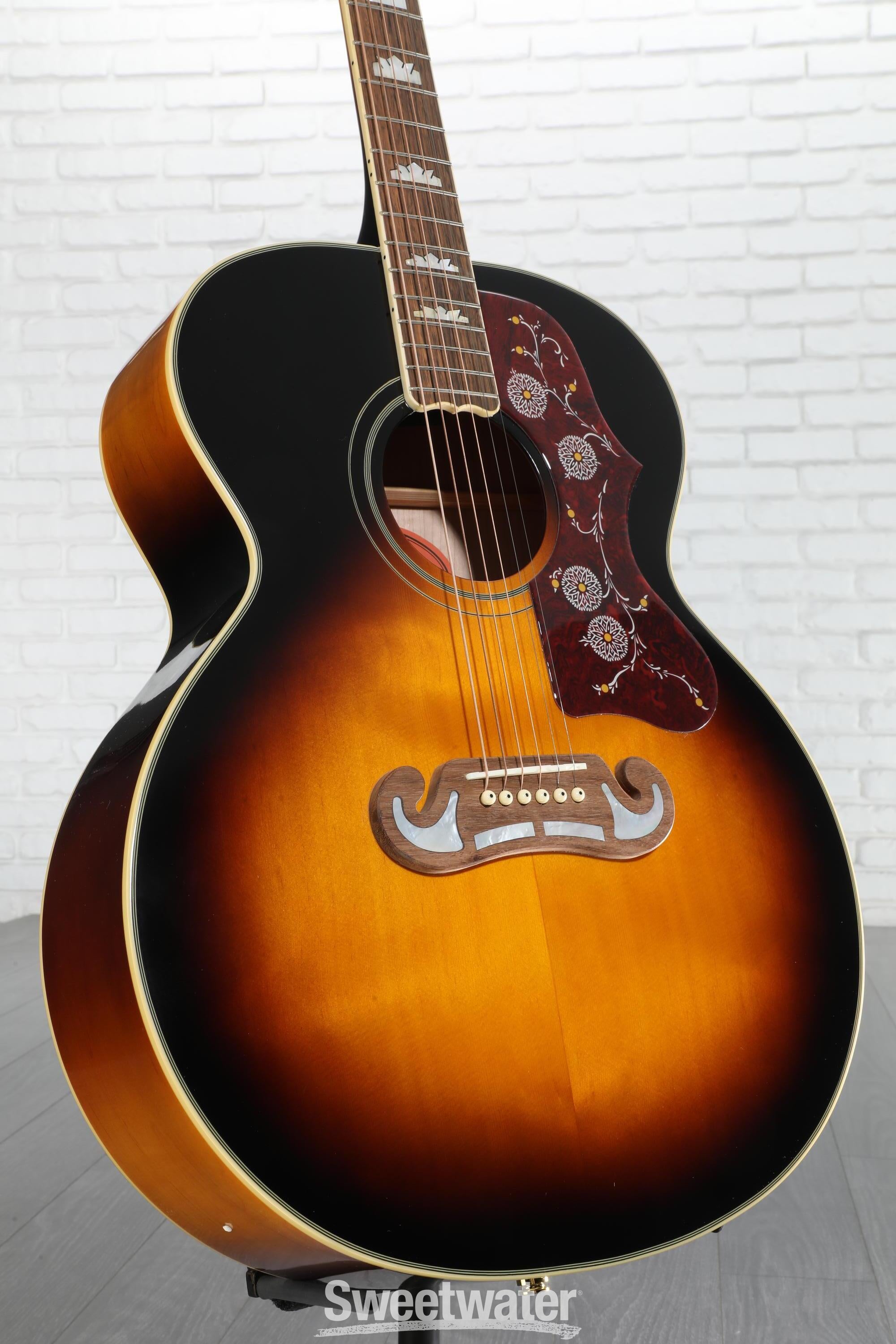 Epiphone J-200 Acoustic-electric Guitar - Aged Vintage Sunburst