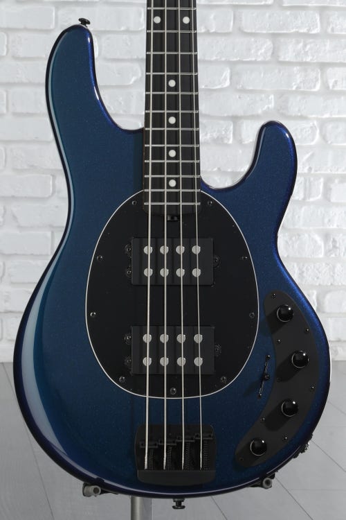 Ernie Ball Music Man StingRay Special 4 HH Bass Guitar - Sapphire Iris with Ebony Fingerboard, Sweetwater Exclusive