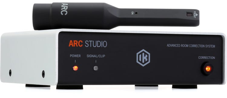 Yamaha HS8 8-inch Powered Studio Monitor Pair and IK Multimedia ARC Studio Advanced Room Correction System