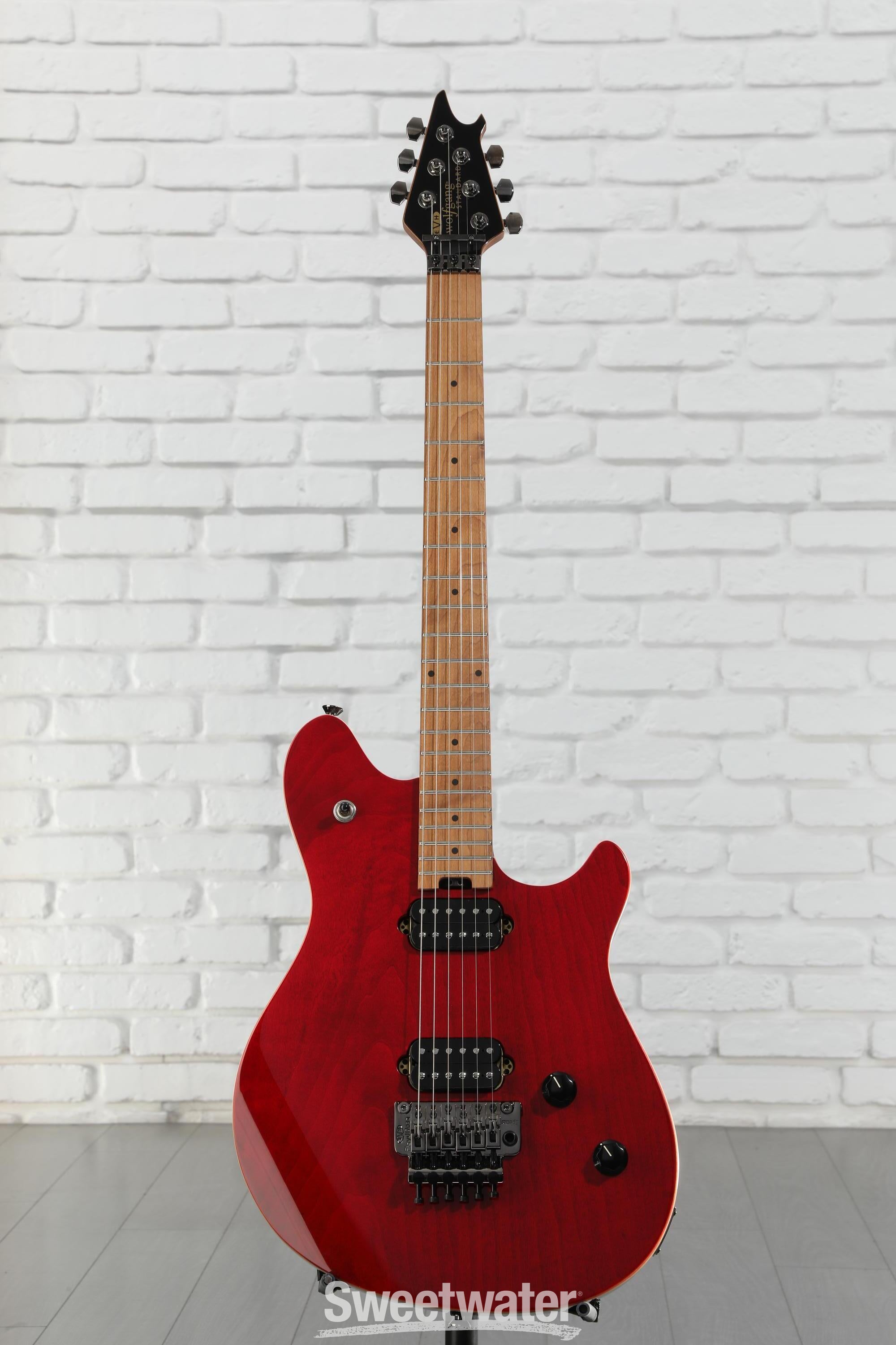 EVH Wolfgang WG Standard レッド 赤 EVH Wolfgang WG Standard QM Electric Guitar | Music & Arts