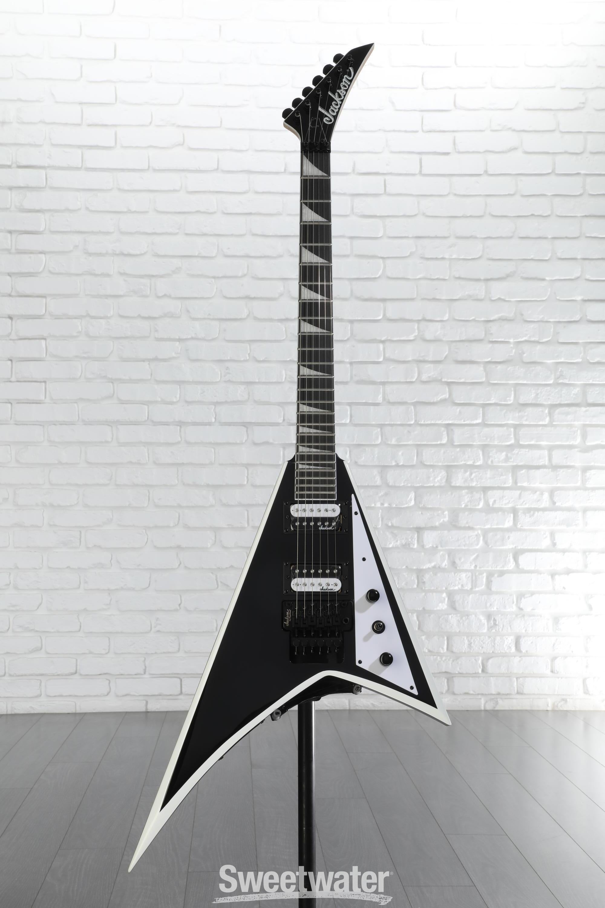 ギター Jackson JS32 Rhoads Black Jackson JS Series Rhoads JS32T Electric Guitar Black and