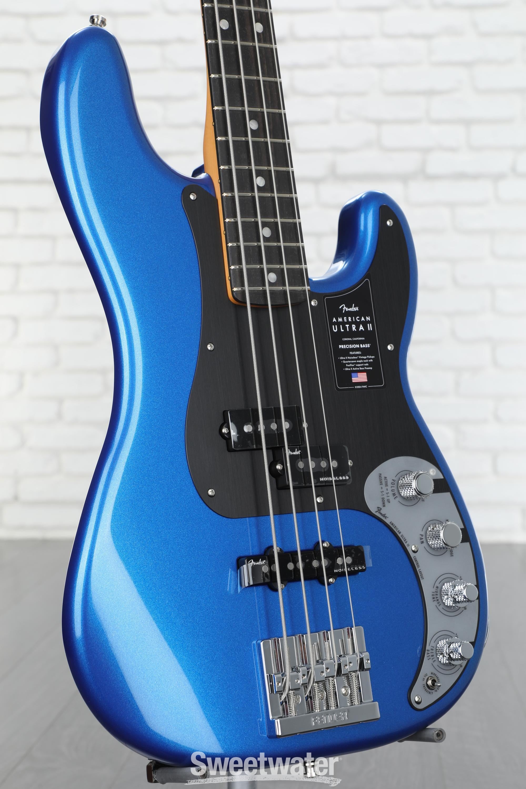 Fender American Ultra II Precision Bass - Noble Blue