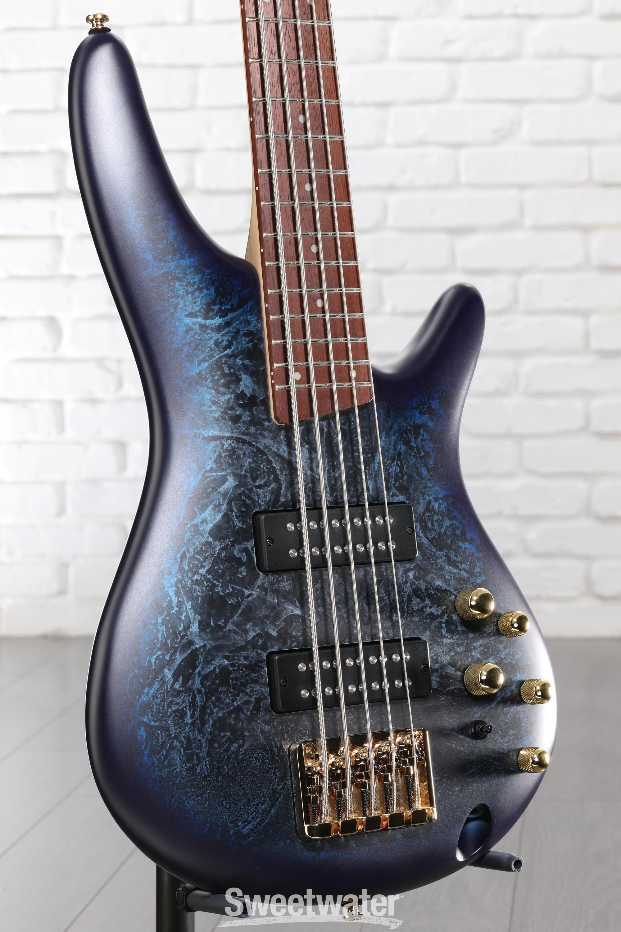 Ibanez SR305EDX 5-string Bass Guitar - Cosmic Blue Frozen Matte