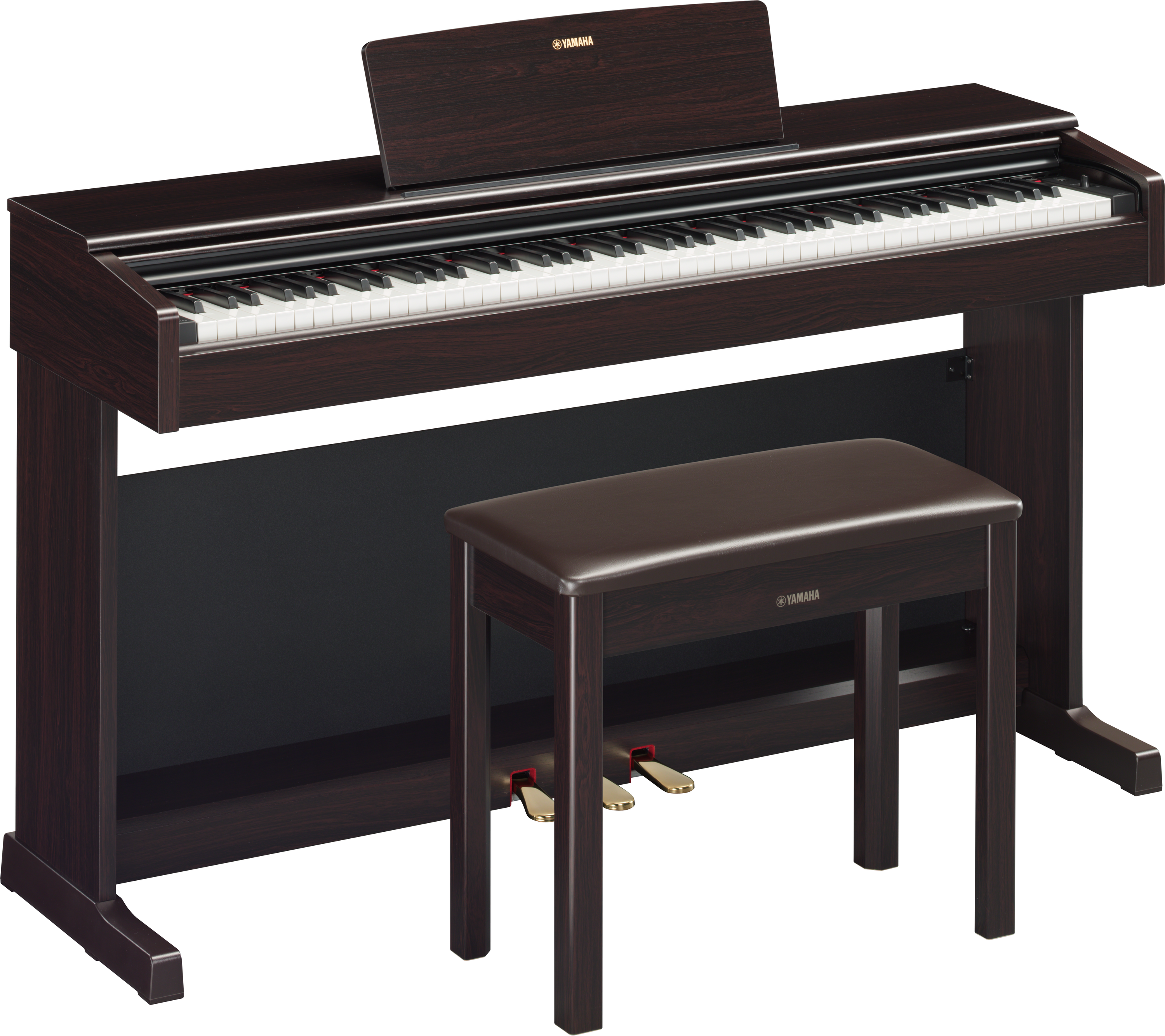 Piano Digital Yamaha YDP-145 Rosewood + PA150 – Music Hall