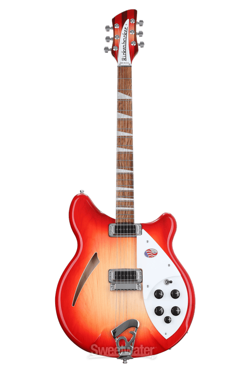 Rickenbacker 360 Thinline Electric Guitar - Fireglo | Sweetwater