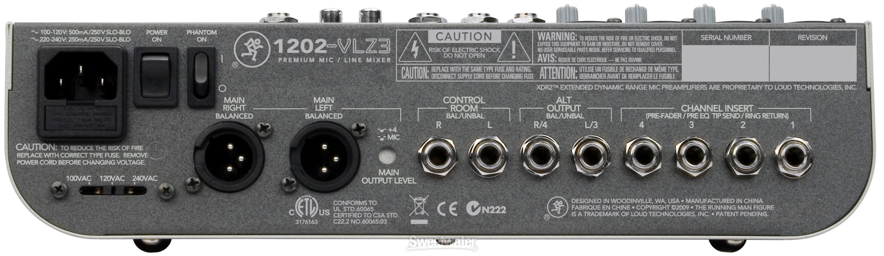 Mackie 1202-VLZ3 Reviews | Sweetwater