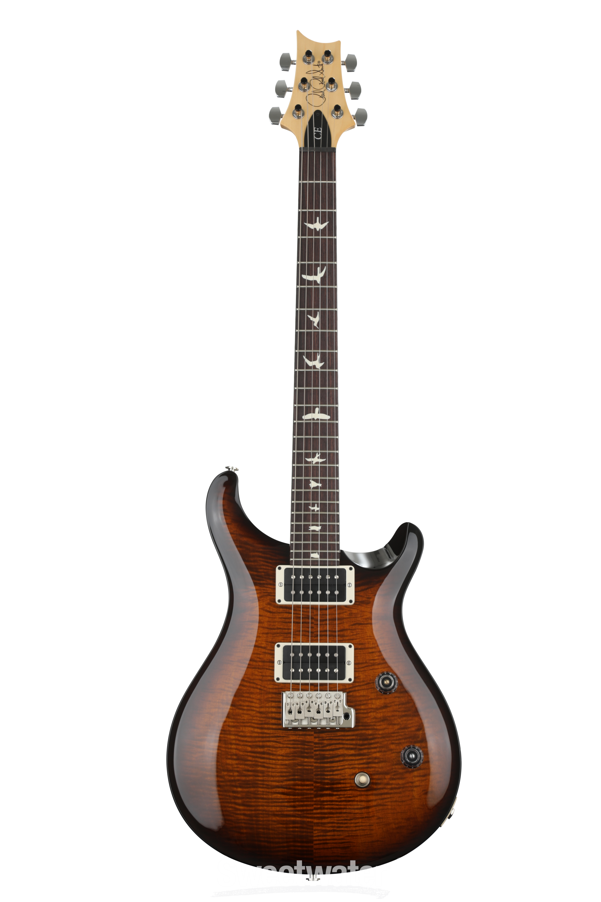 ギター Prs custom24 amber PRS CE 24 Electric Guitar - Burnt Amber Smokeburst | Sweetwater