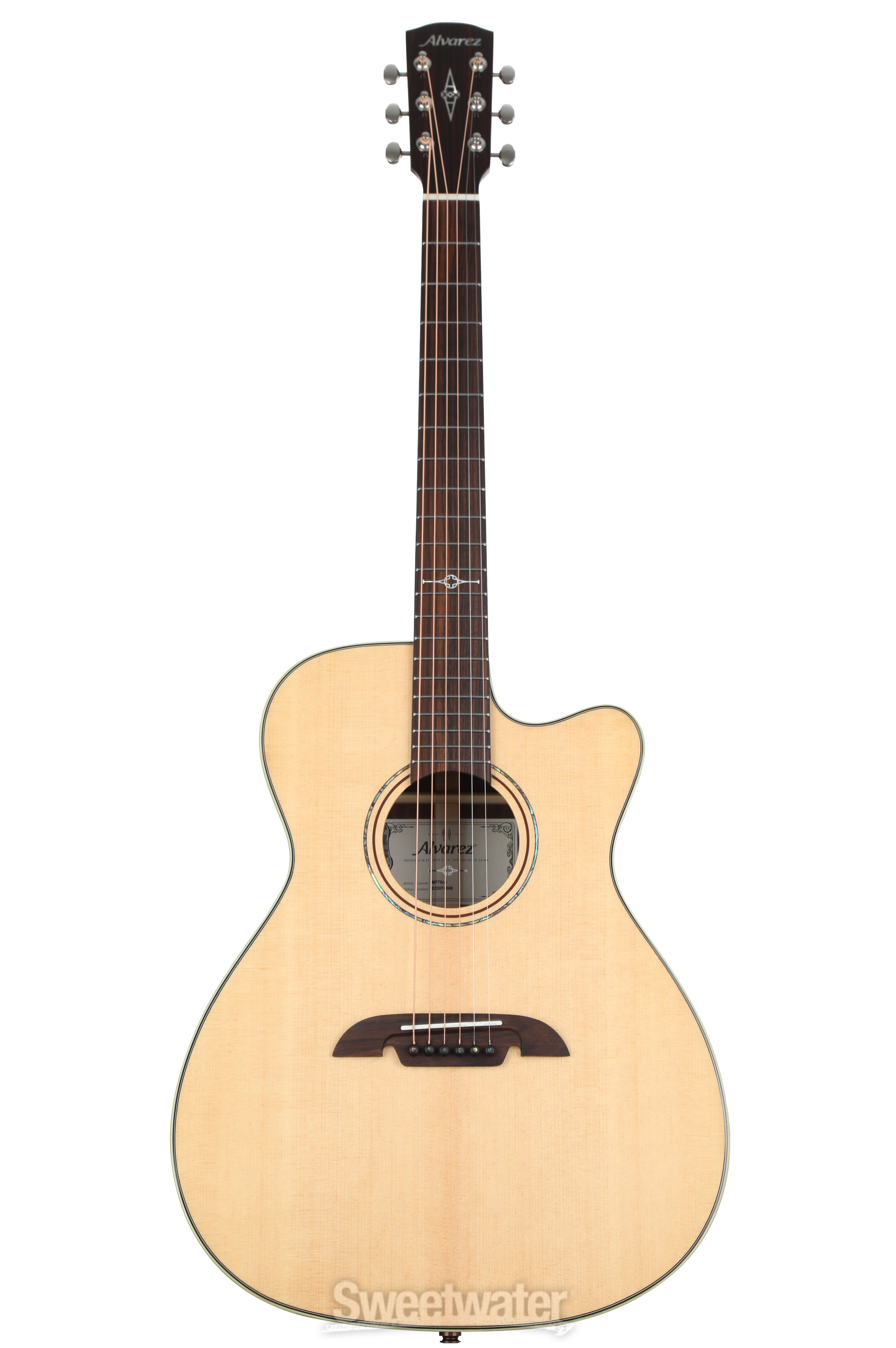 Alvarez MG70ce Masterworks Series Acoustic-electric Guitar - Natural