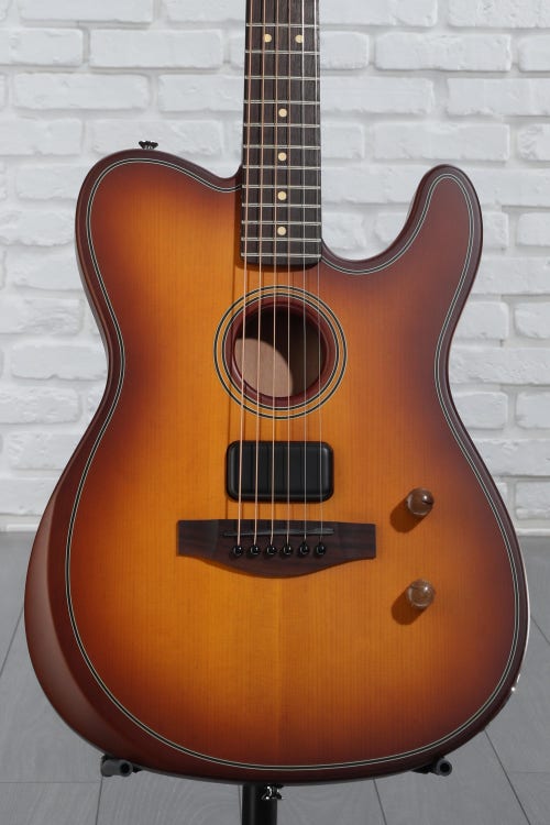 Fender Acoustasonic Standard Telecaster Acoustic-electric Guitar - Honey Burst