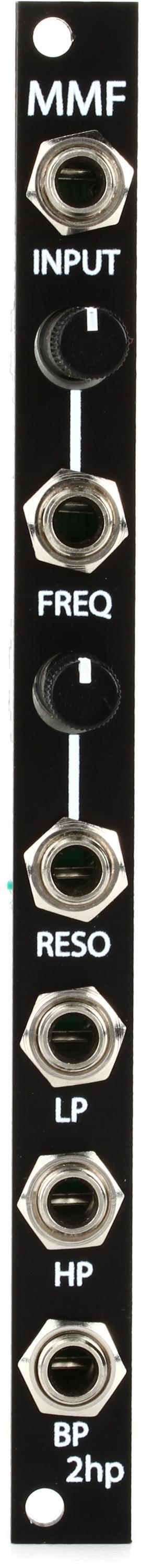 2HP MMF Eurorack Multimode Filter Module - Black | Sweetwater