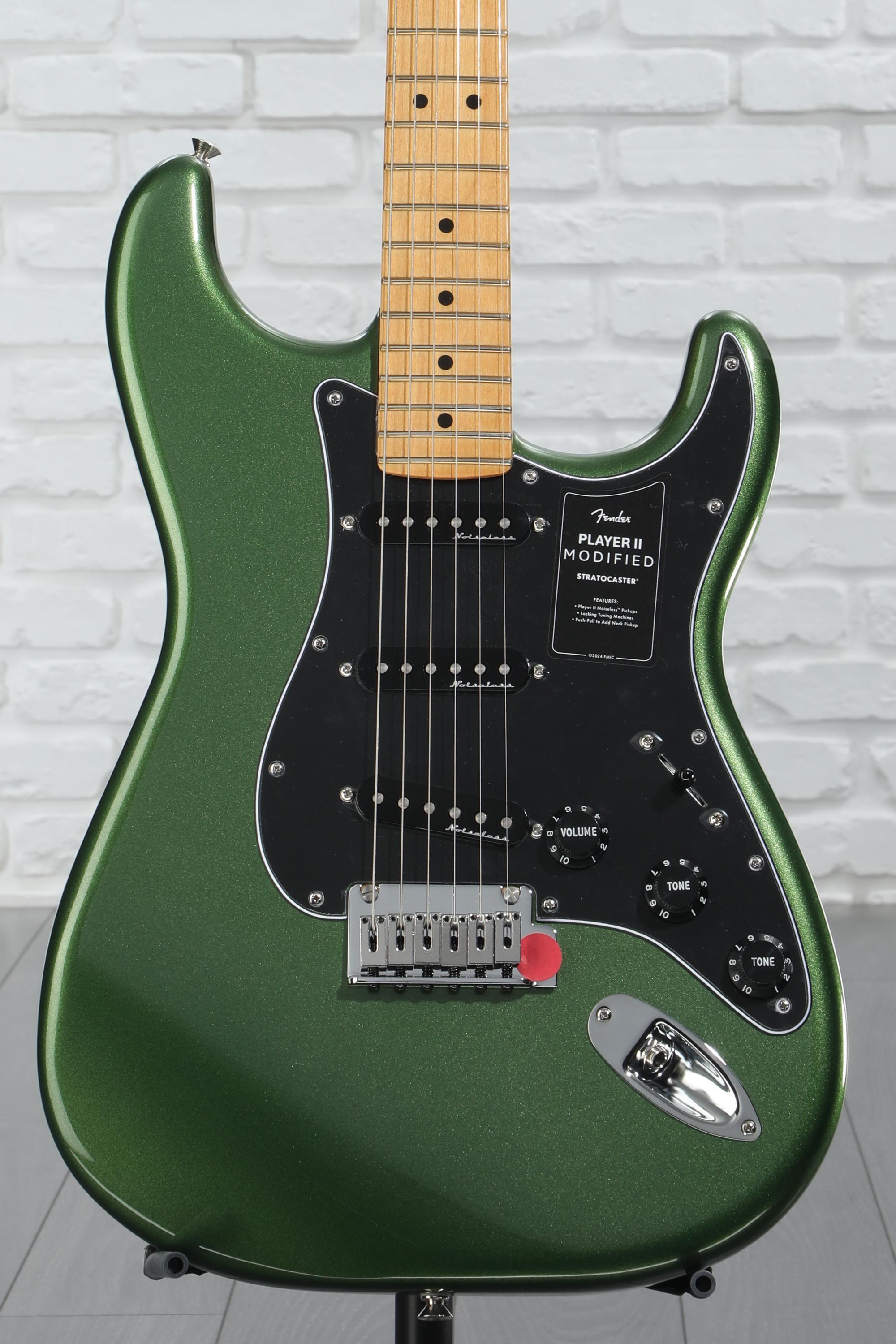 Fender Ltd Player Ⅱ Stratocaster Green Fender Player II Stratocaster Rosewood Fingerboard Limited
