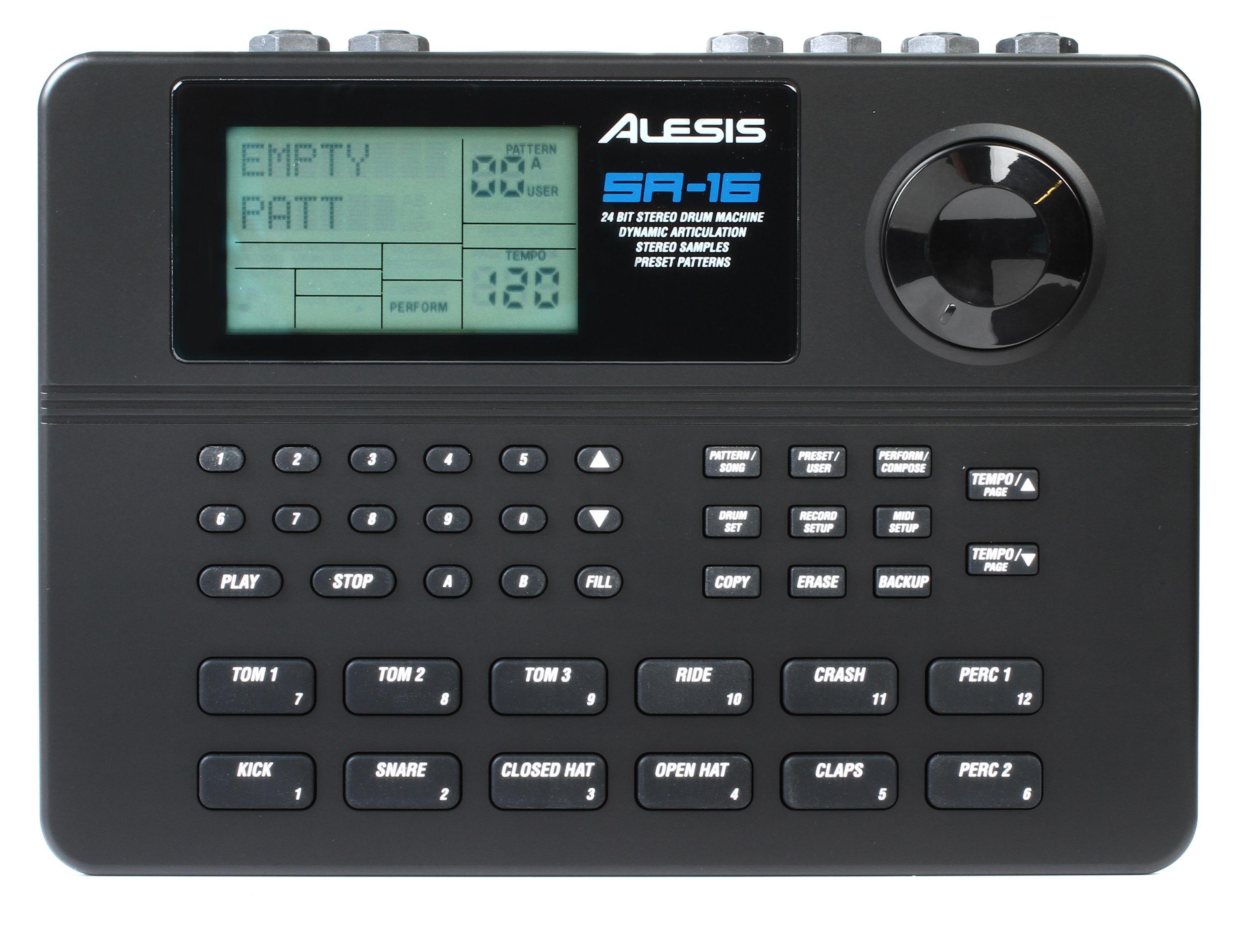 Alesis SR-16 Portable Electronic Drum Machine | Sweetwater