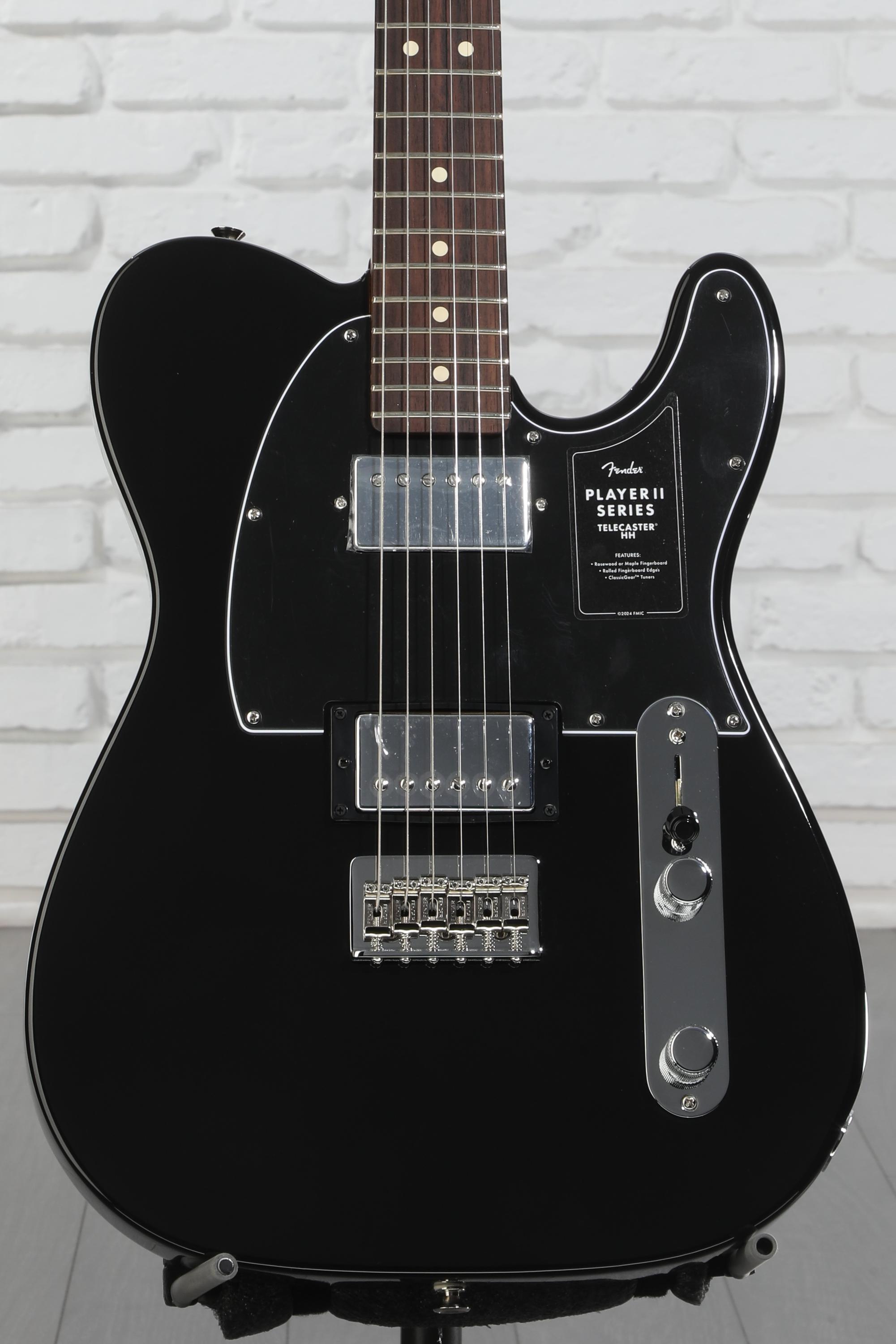 Fender Player II Telecaster HH Electric Guitar - Black with