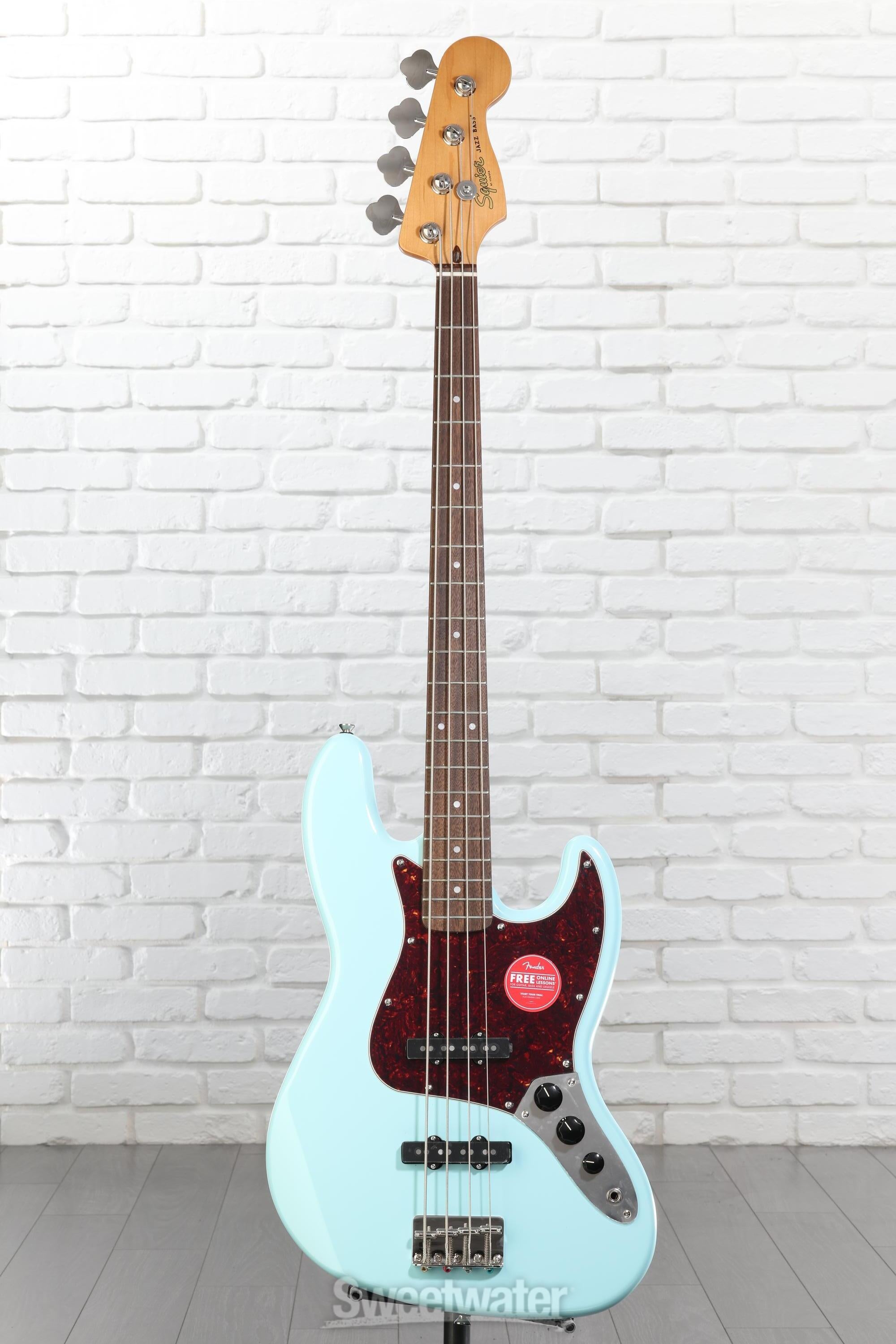Squier Classic Vibe '60s Jazz Bass - Daphne Blue | Sweetwater