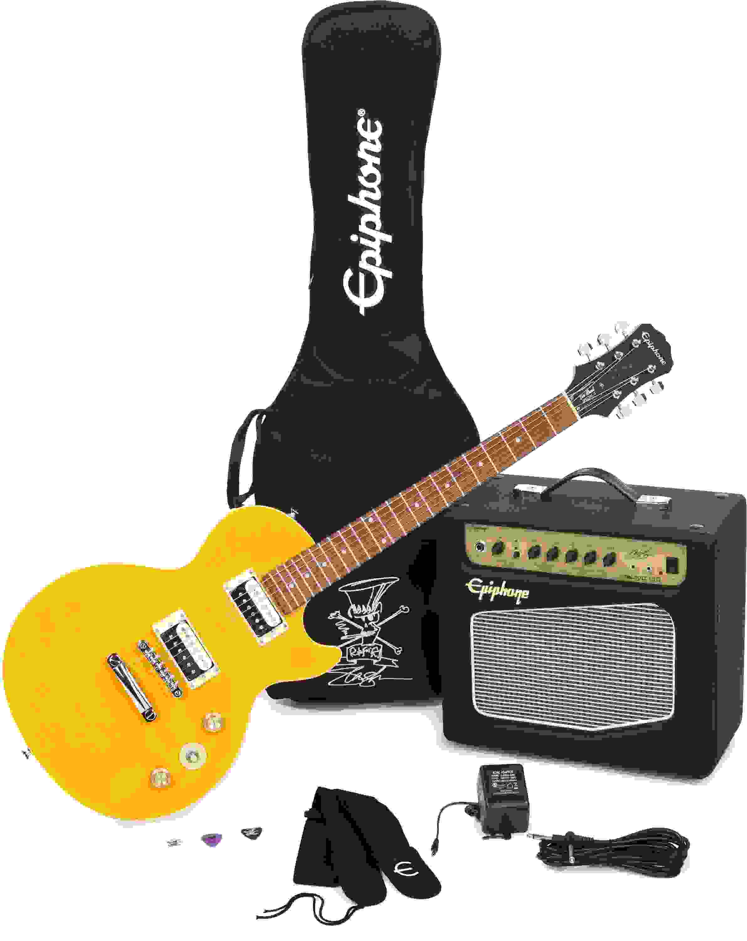 Epiphone Slash "AFD" Les Paul SpecialII Performance Pack Appetite Amber Sweetwater