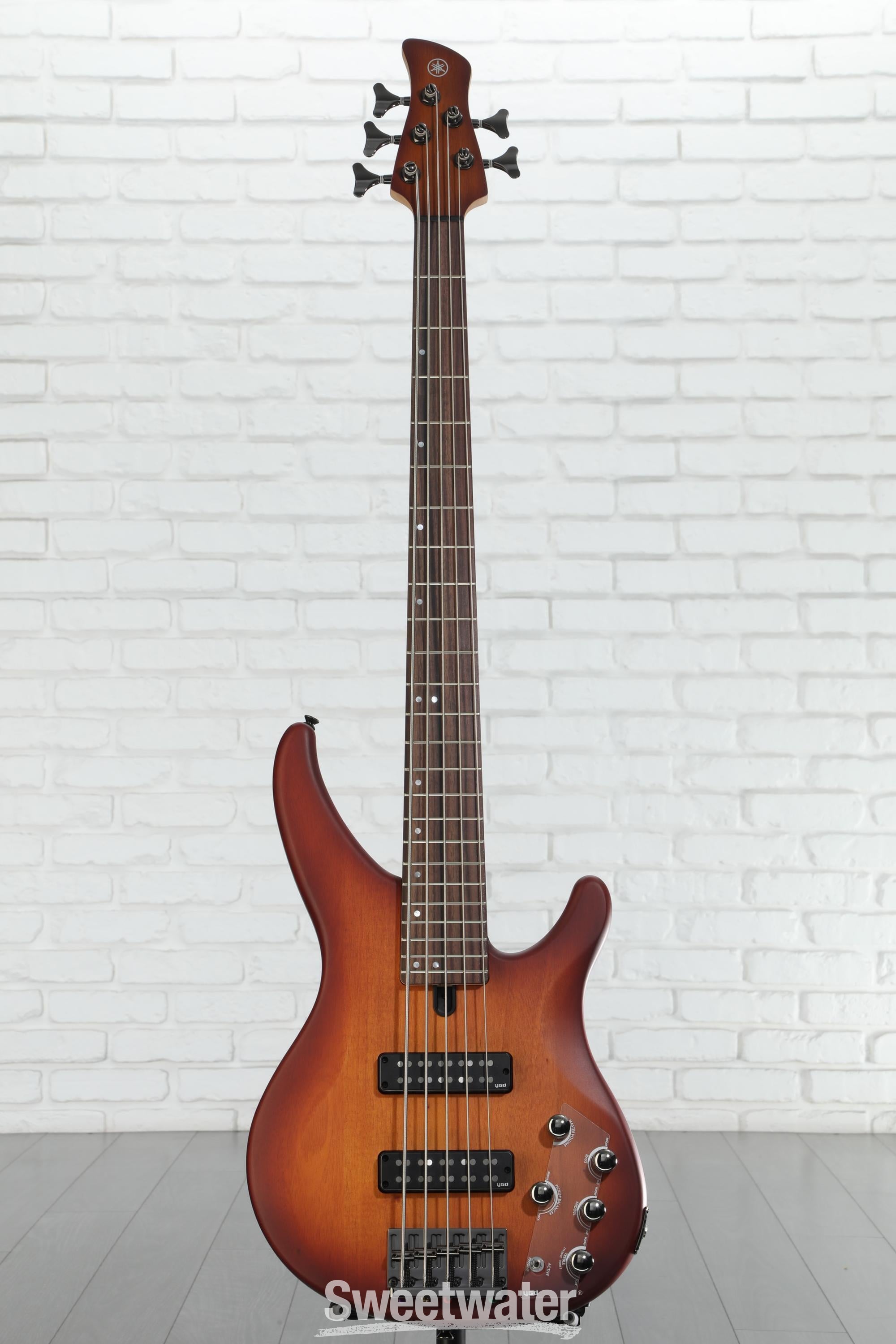 ベース Yamaha TRBX 505 Yamaha TRBX505 5-String Premium Electric Bass Guitar Brick