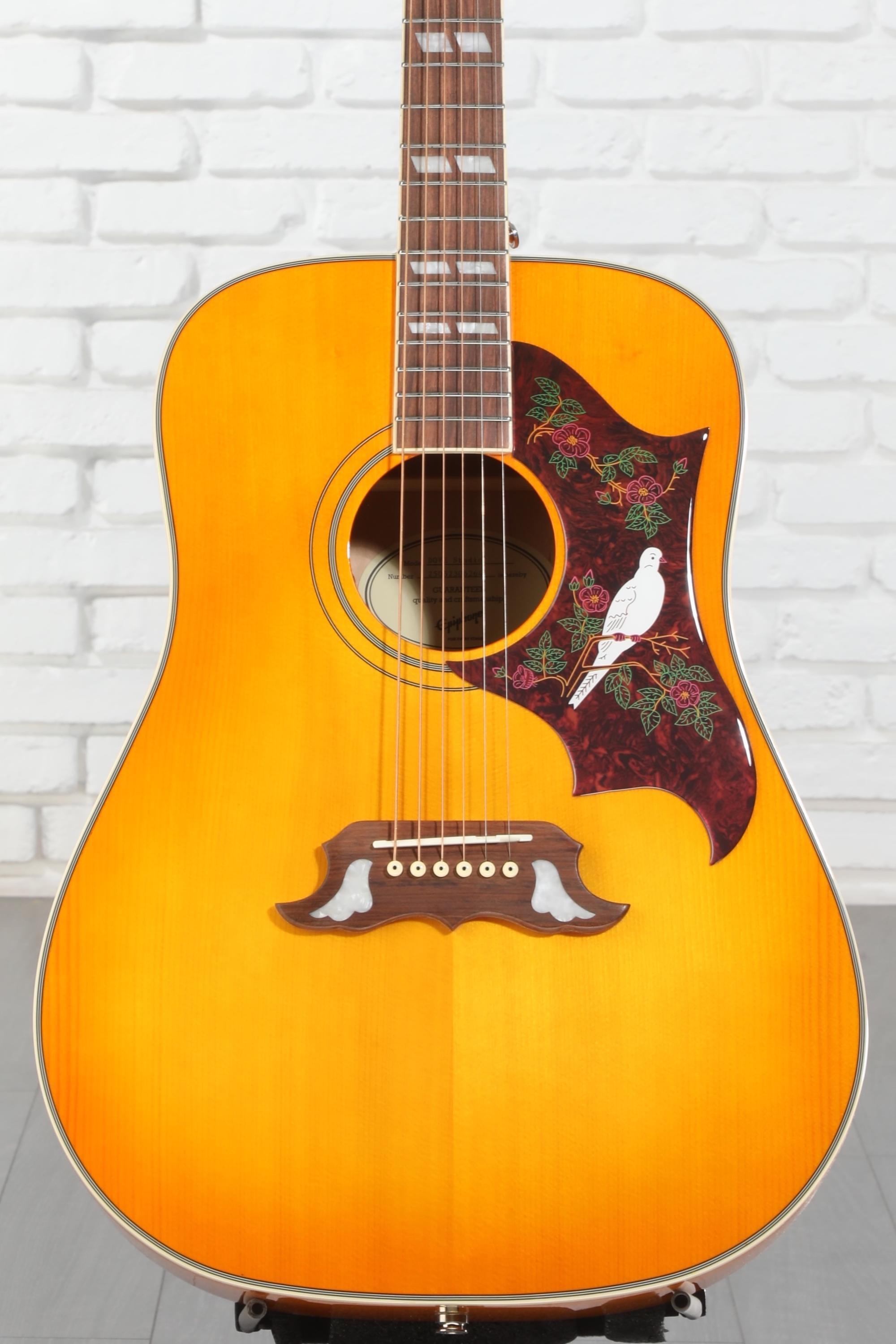 Epiphone Dove Studio Acoustic-electric Guitar - Violin Burst