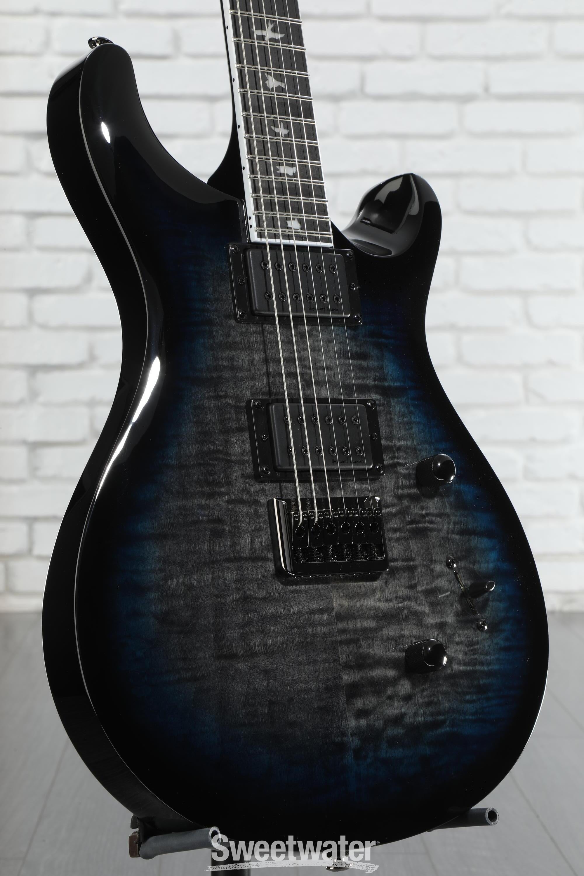 PRS SE Mark Holcomb SVN 7弦 (Blue Burst) PRS SE Mark Holcomb - SVN Holcomb Blue Burst w/bag – Tone