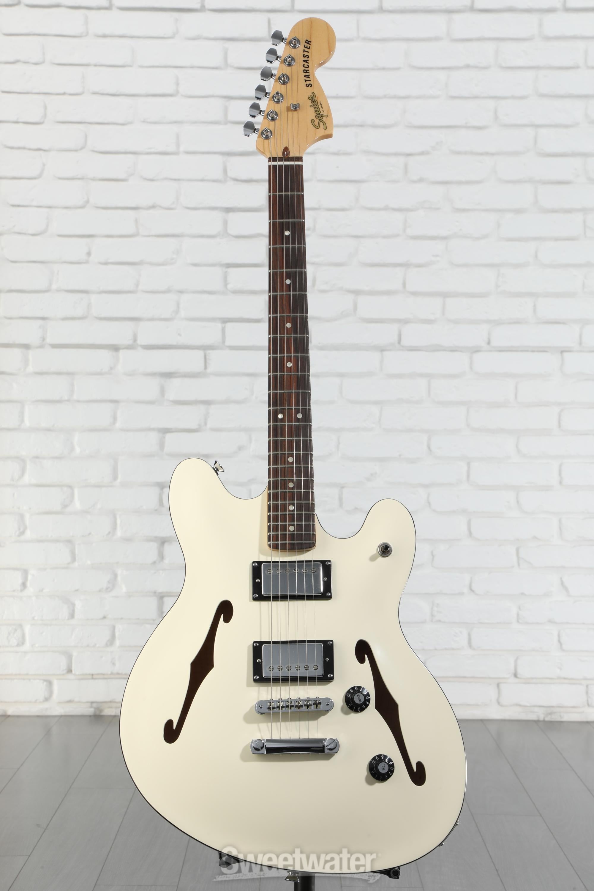 ギター Squier Affinity Starcaster Squier by Fender Affinity Series Starcaster Deluxe Olympic
