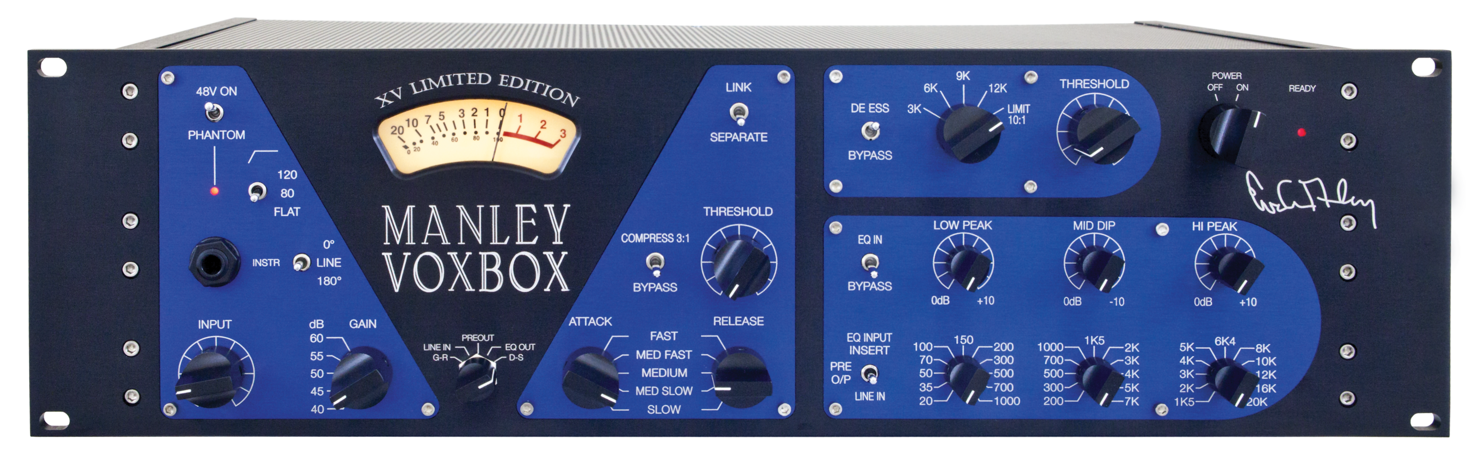 【新品同様】Manley VOXBOX チャンネルストリップ／マイクプリアンプ Manley VOXBOX Channel Stripの使い方 | クランとリオン