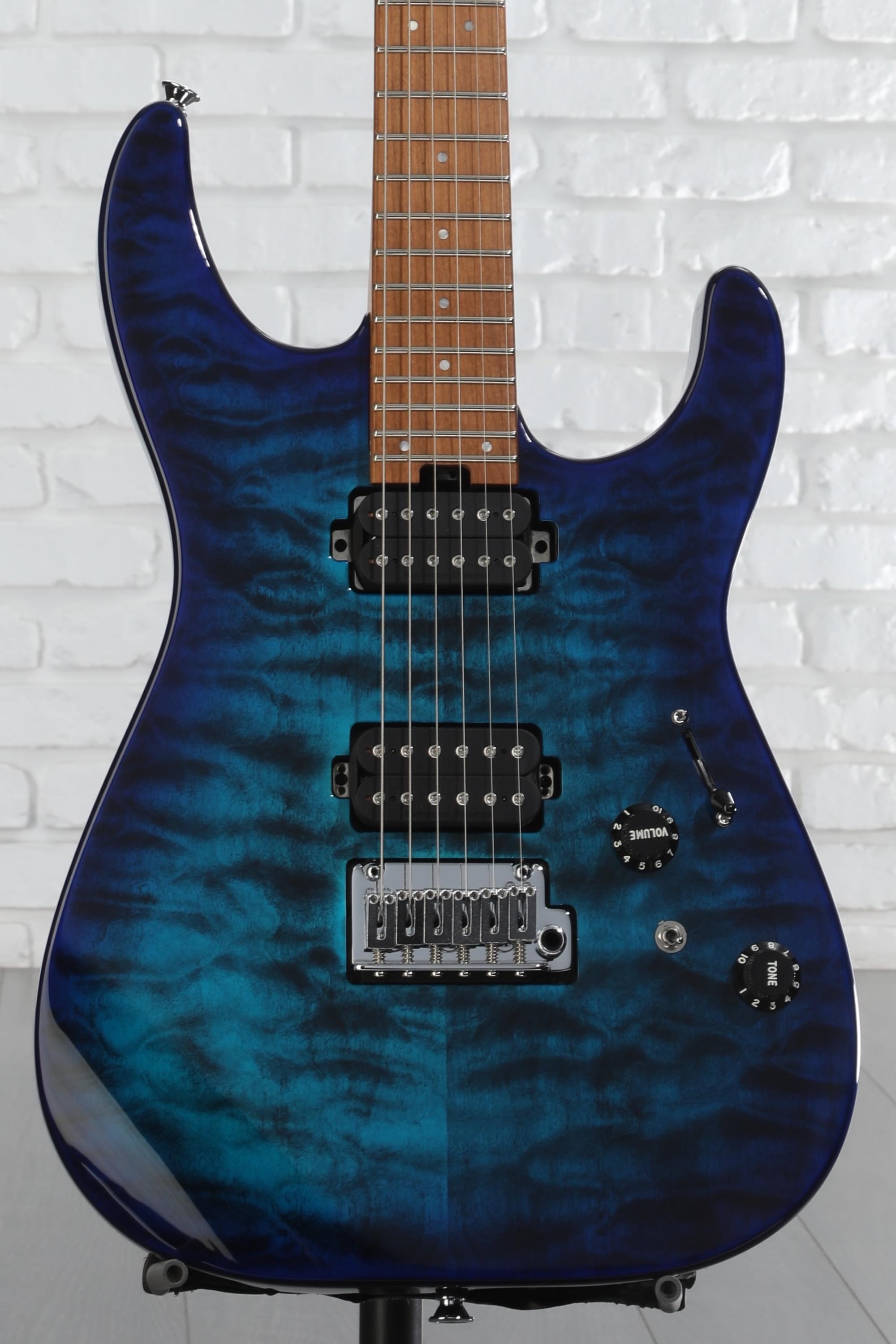 ほぼ新品CHARVEL Pro-Mod DK24 HH 2PT Blue Dinky™ (DK) :: Pro-Mod DK24 HH 2PT CM, Caramelized Maple