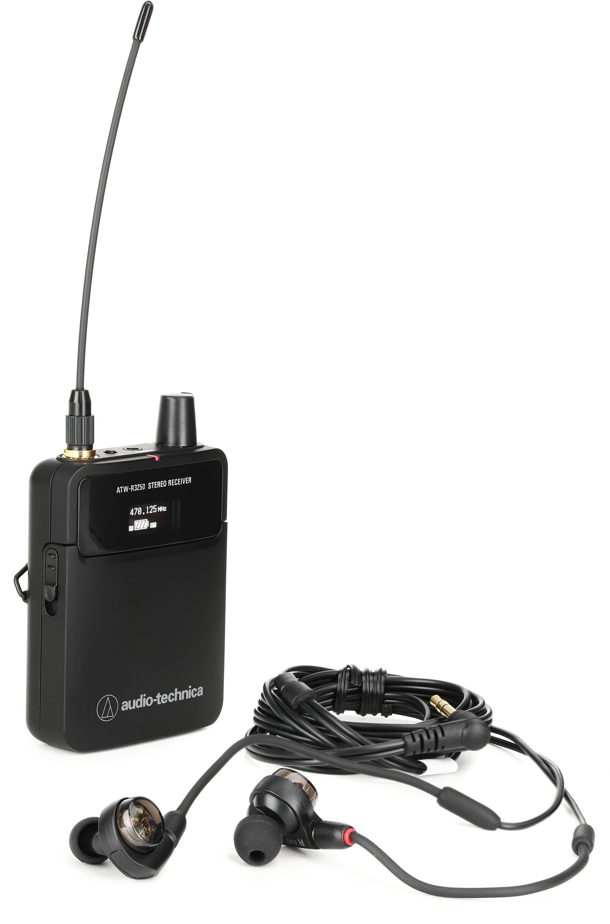 Audio-Technica ATH-E40 Professional In-Ear Monitor Headphones BONUS PAK
