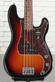 Product Image - This Item - Fender American Professional II Precision Bass Guitar - 3-color Sunburst, Rosewood Fingerboard