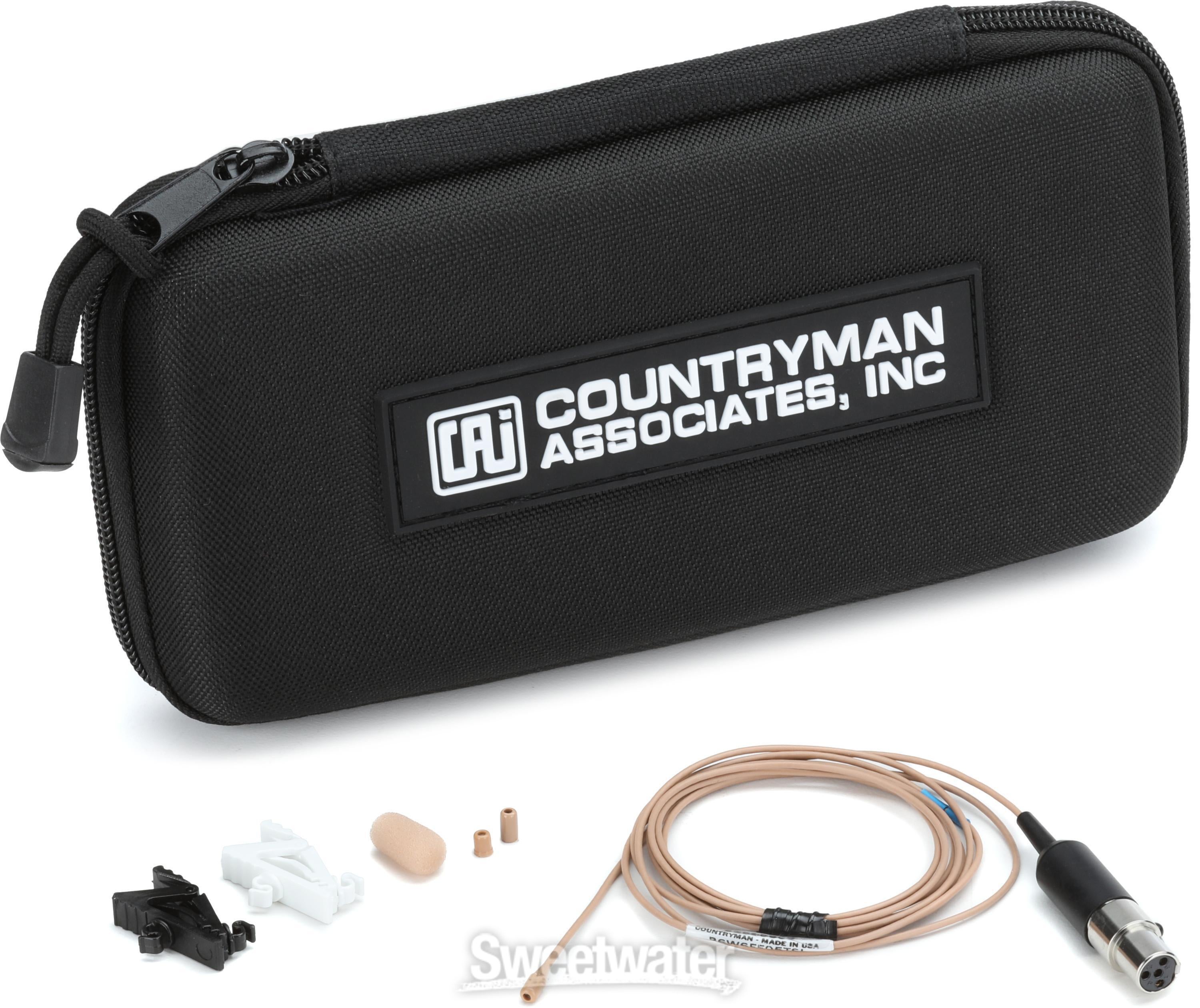 Countryman B6 Omnidirectional Lavalier Microphone - Low Gain with