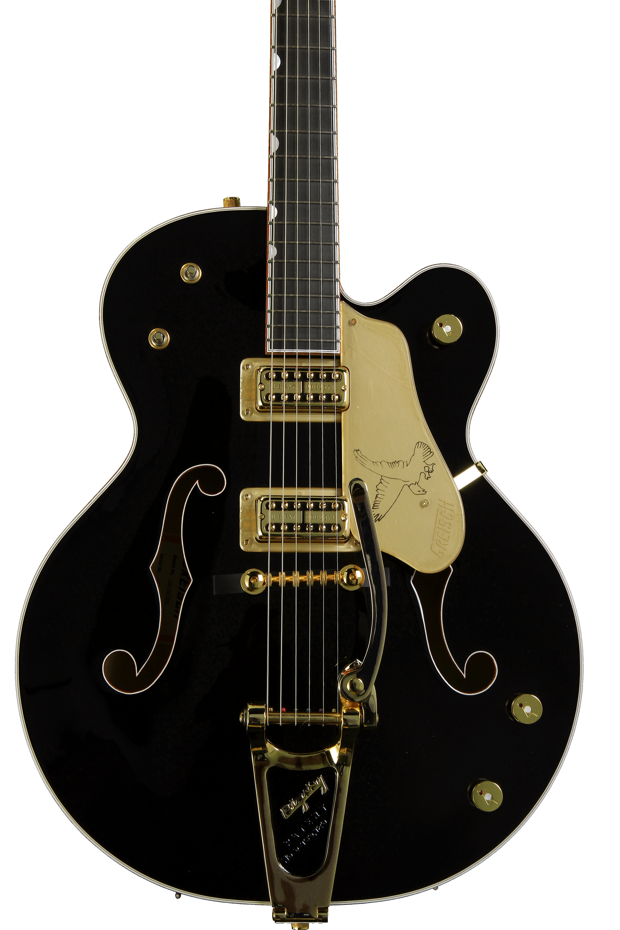 Gretsch G6136TBK Black Falcon with Bigsby and Filtertron Pickups