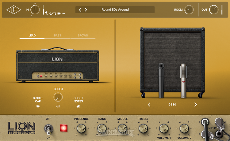 Universal Audio UAD Lion '68 Super Lead Amplifier Plug-in