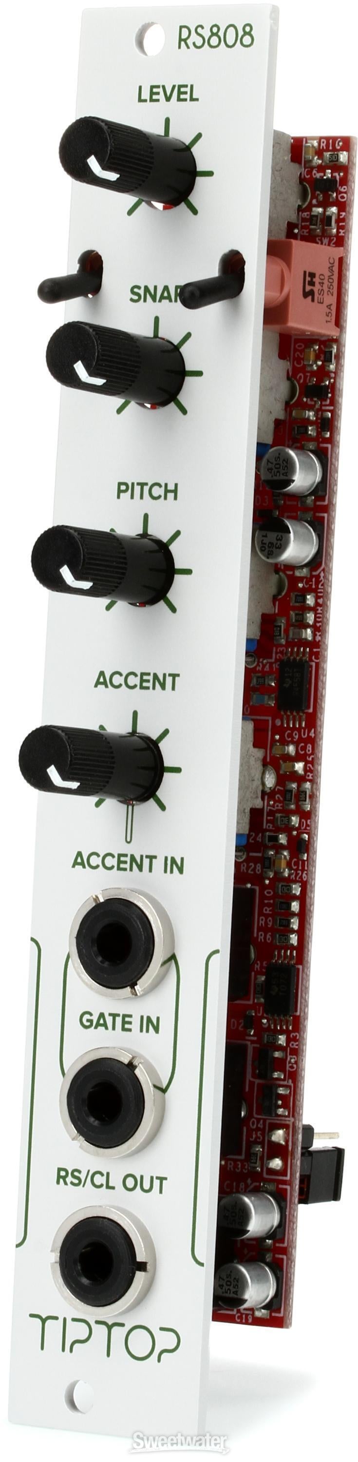 DTM・DAW TIPTOP AUDIO RS808 Tiptop Audio RS808 Eurorack Rimshot Module - White | Sweetwater