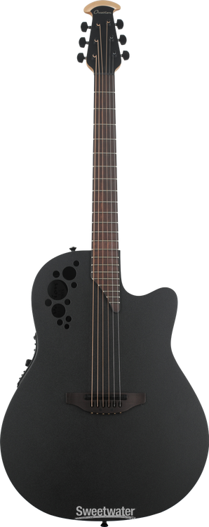 Ovation Mod TX Mid Acoustic-Electric Guitar - Black Textured Ovation Mod TX Mid Acoustic-Electric Guitar - Black Textured