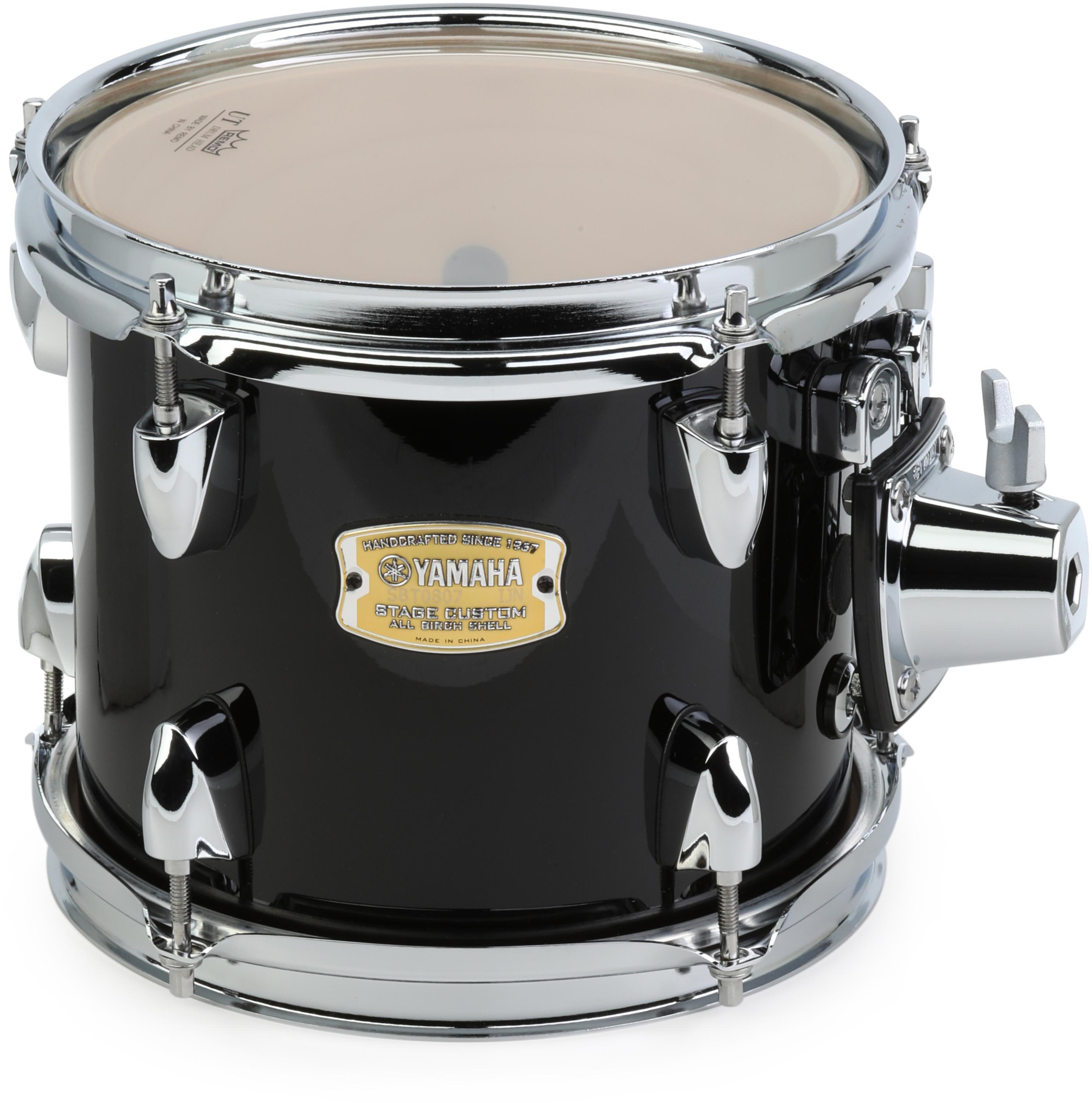 Yamaha SBT-0807 Stage Custom Birch 8 x 7 inch Mounted Tom - Raven Black