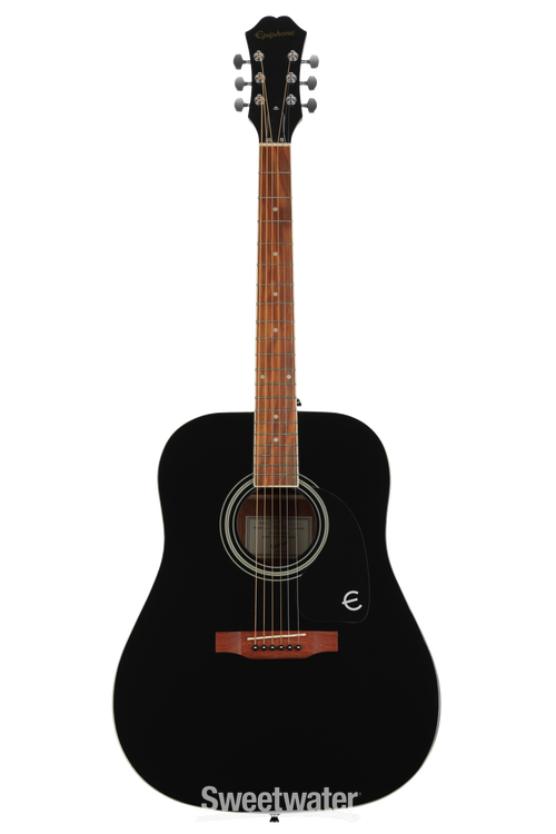 Epiphone DR-100 Dreadnought Acoustic Guitar - Ebony