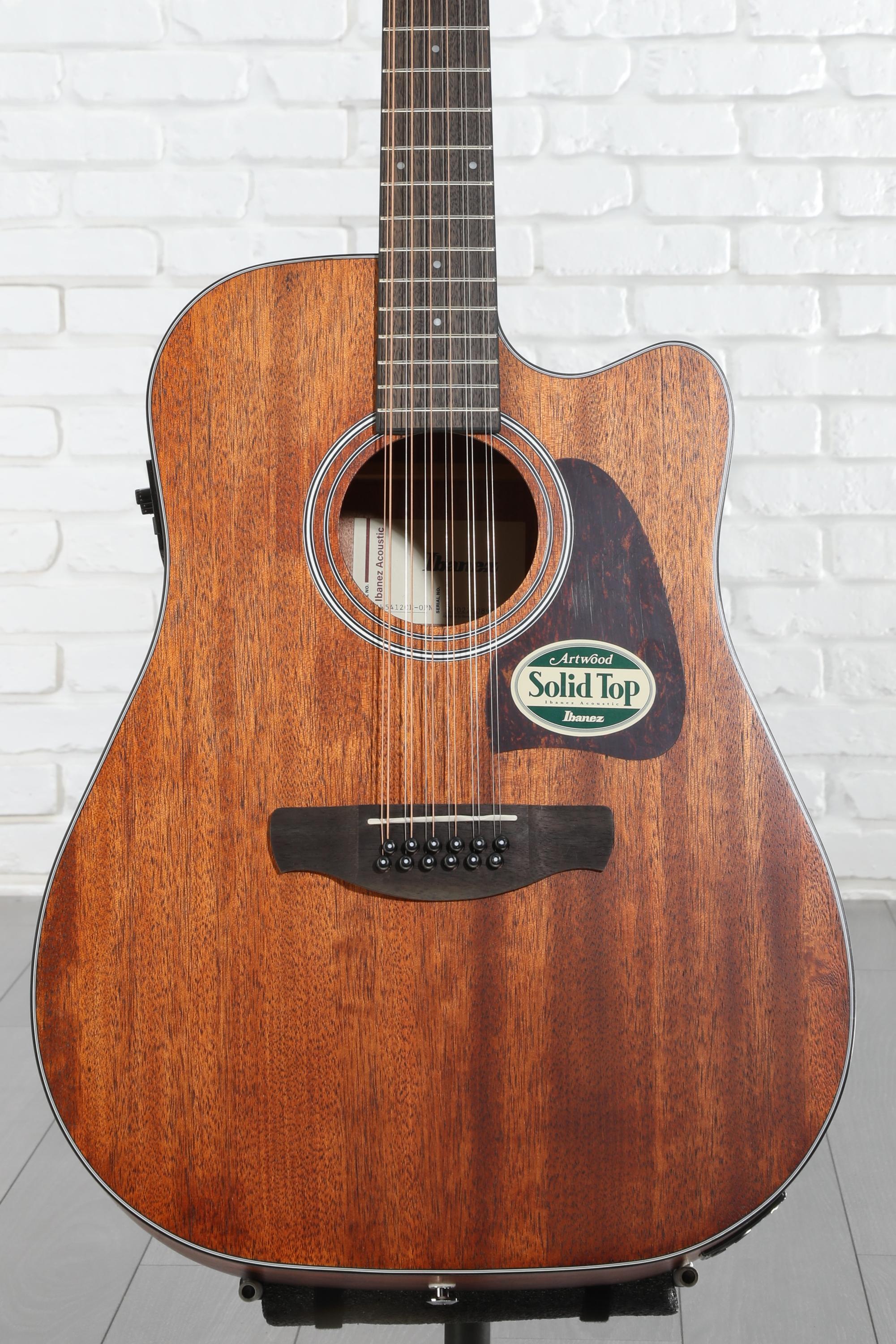Ibanez AW5412CE 12-string Acoustic-electric Guitar - Open Pore