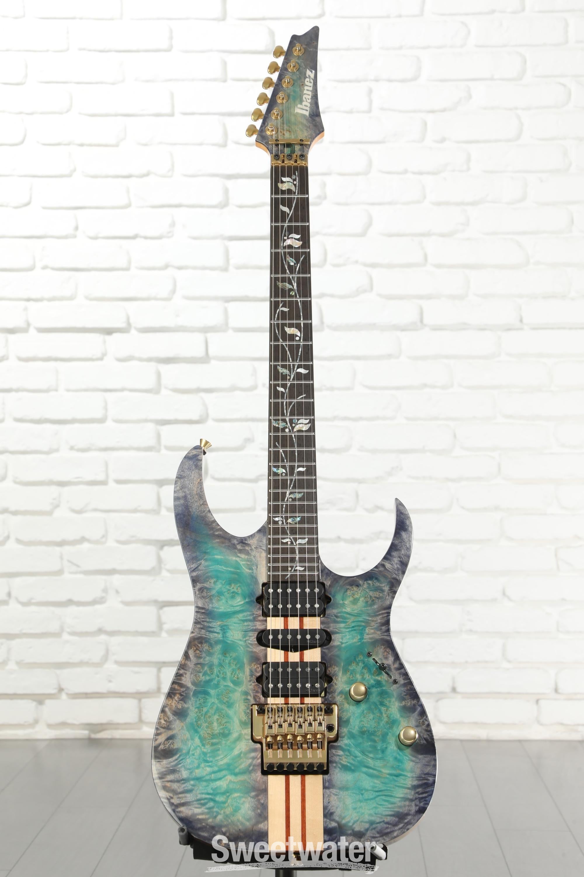 Ibanez Japan Custom Shop Visions IV2RG Electric Guitar - Blue