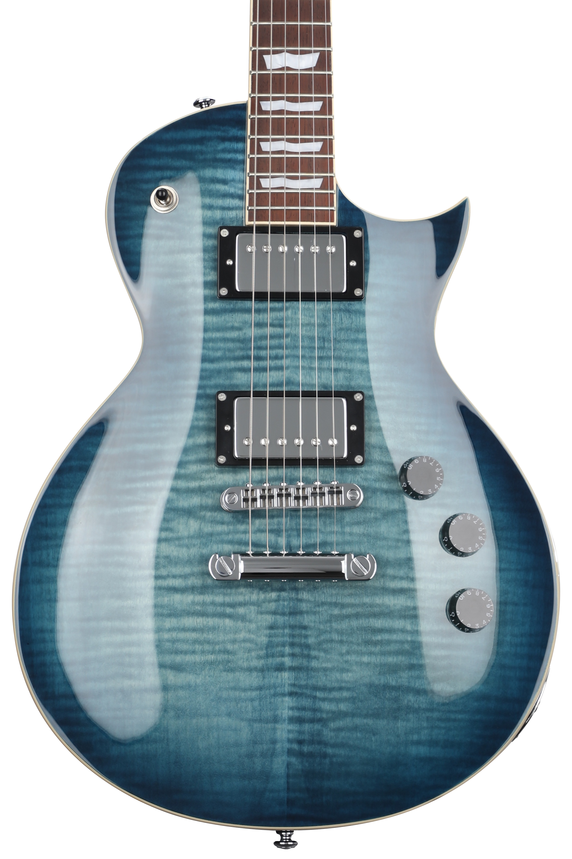 ESP LTD EC-256FM - See Thru Cobalt Blue