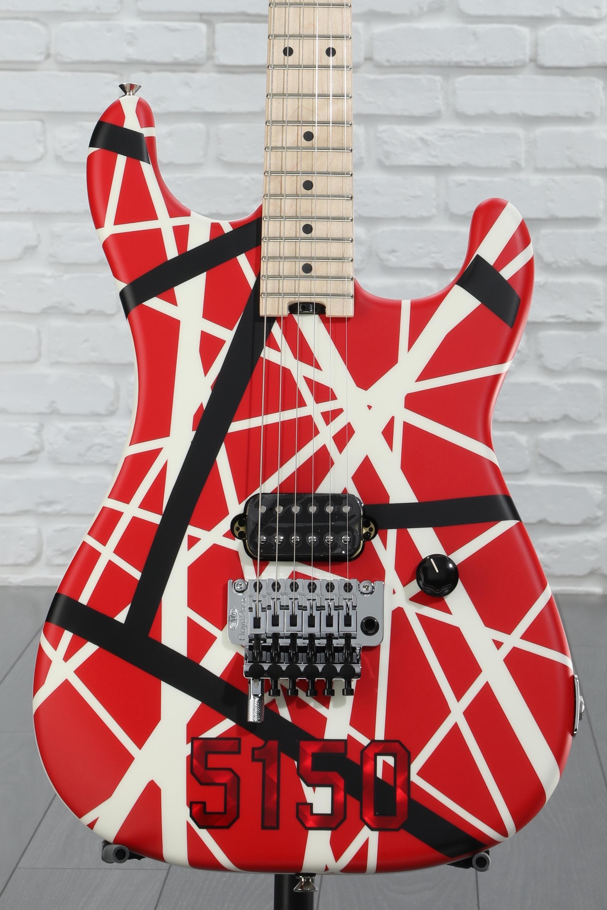 ギター EVH Striped Series 5150 EVH Striped Series 5150 - Red, Black and White | Sweetwater