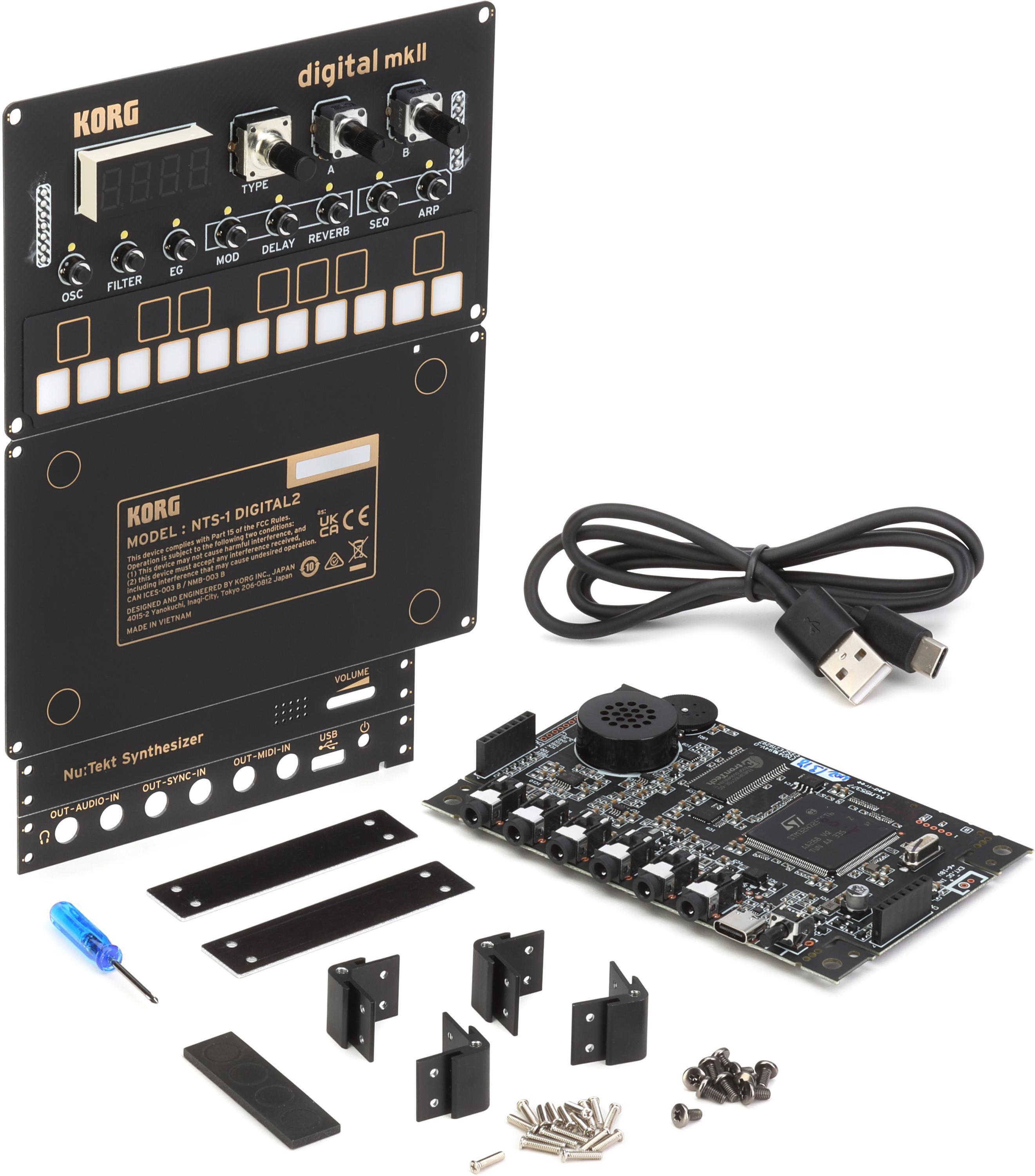 Korg Nu:Tekt NTS-1 MKII DIY Digital Synthesizer Kit