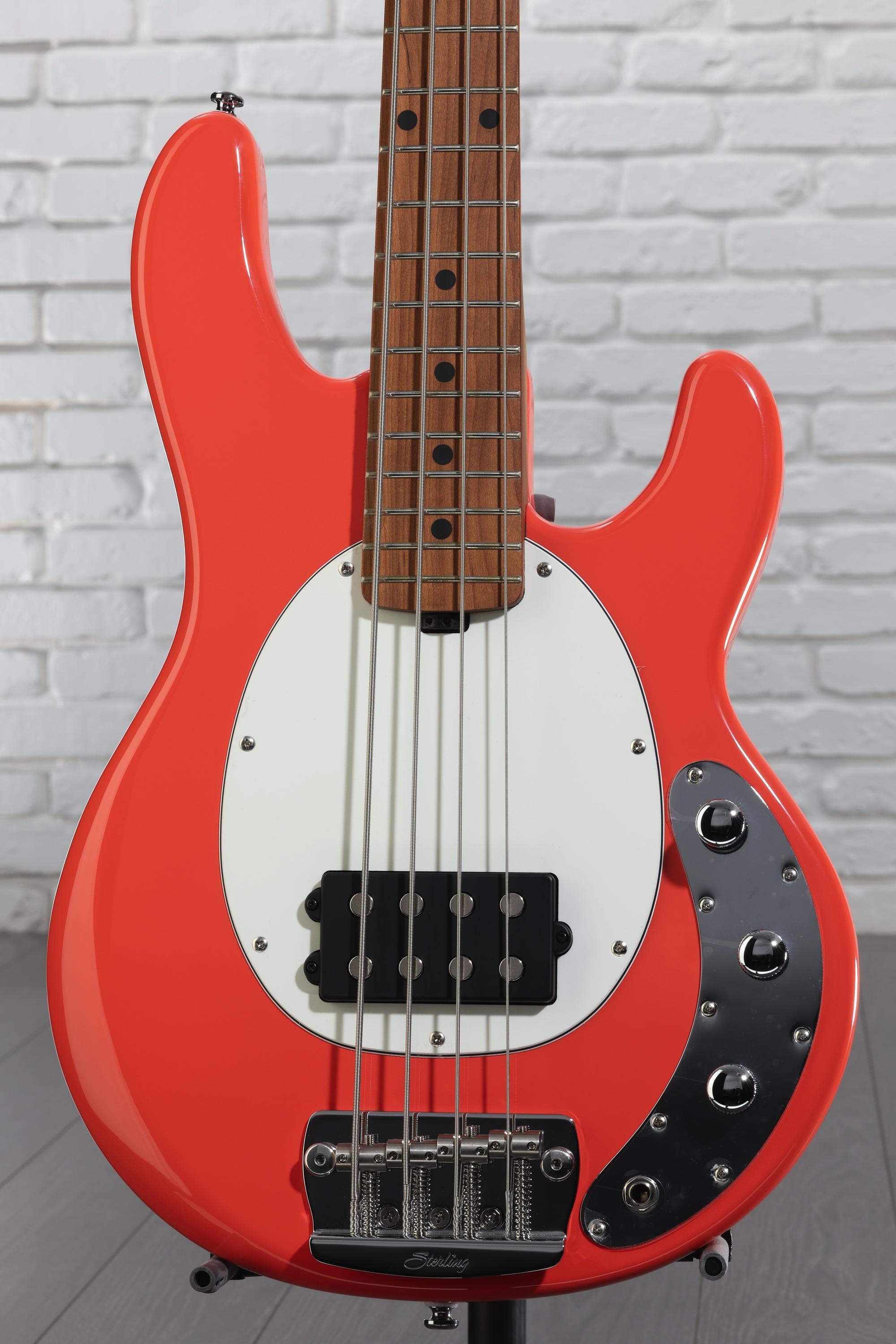 ベース Musicman Stingray4 USA 1994 Trans Red Musicman Stingray4