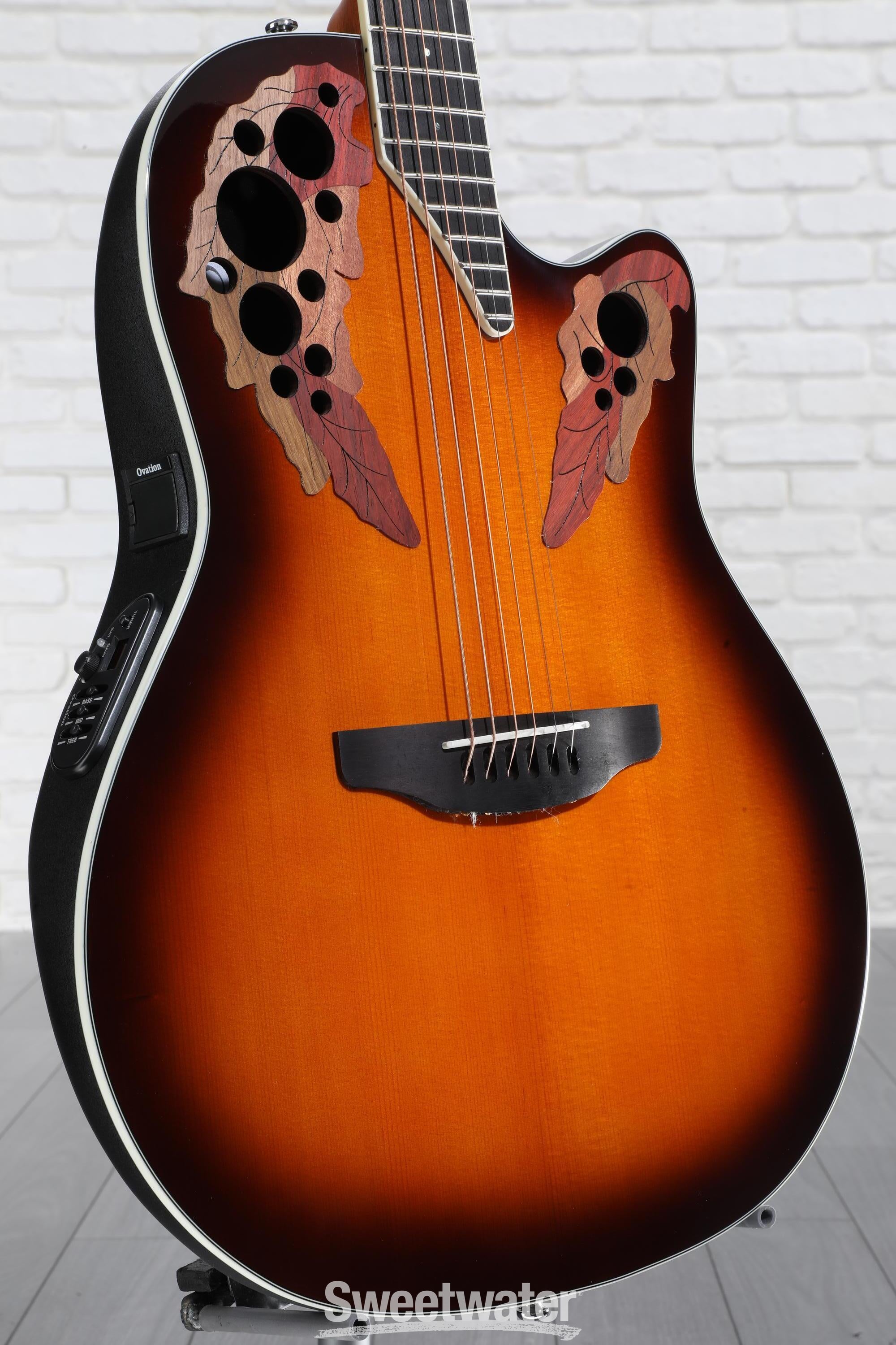 Ovation Elite Celebrity Super Shallow - Sunburst