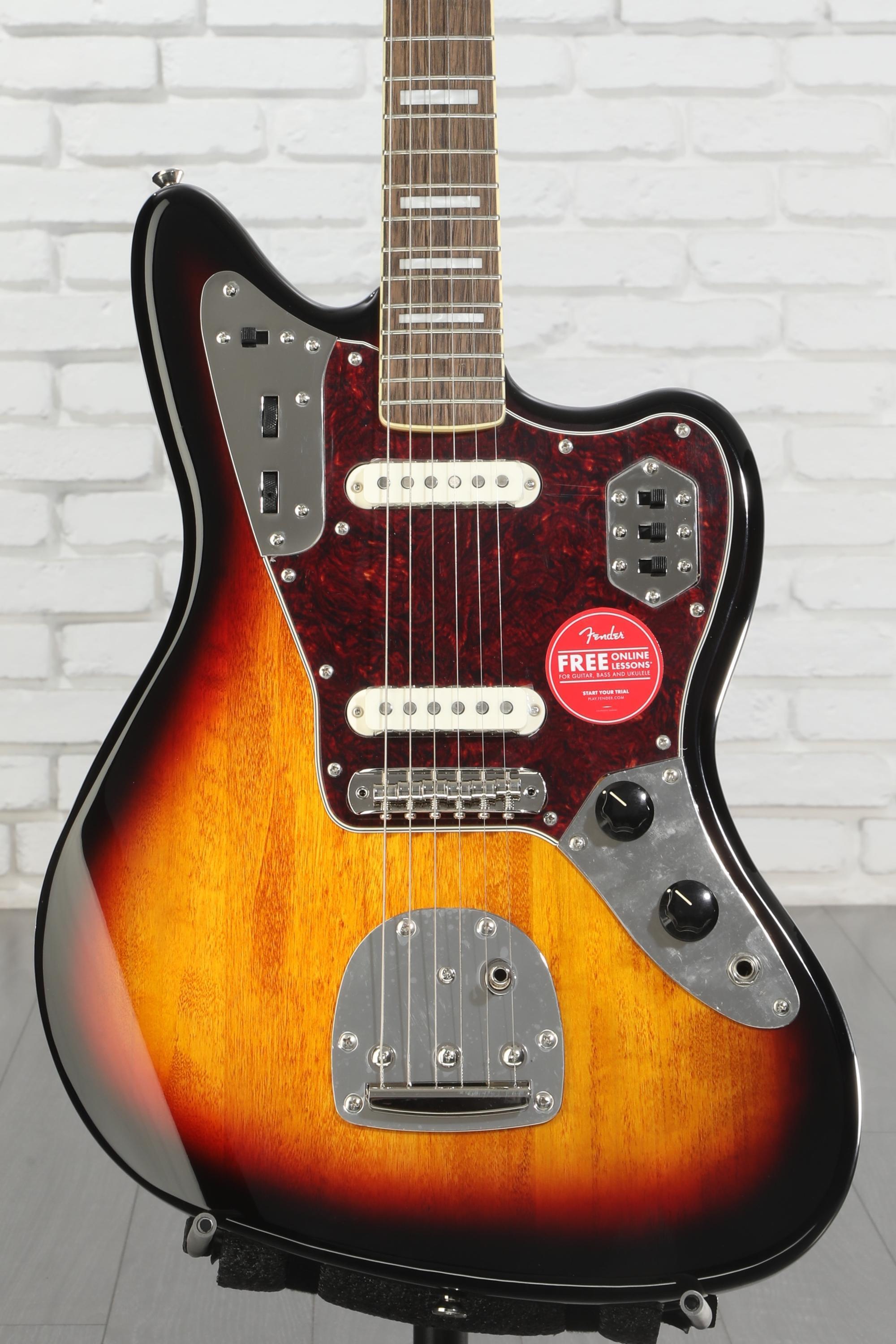 Squier Classic Vibe '70s Jaguar - 3-Tone Sunburst | Sweetwater