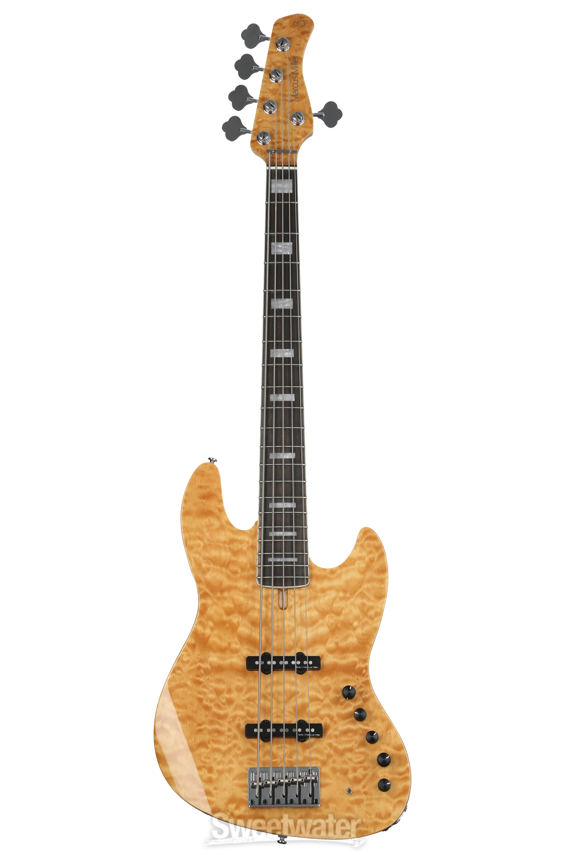 Sire Marcus Miller V9 Swamp Ash 5-string Bass Guitar - Natural | Sweetwater