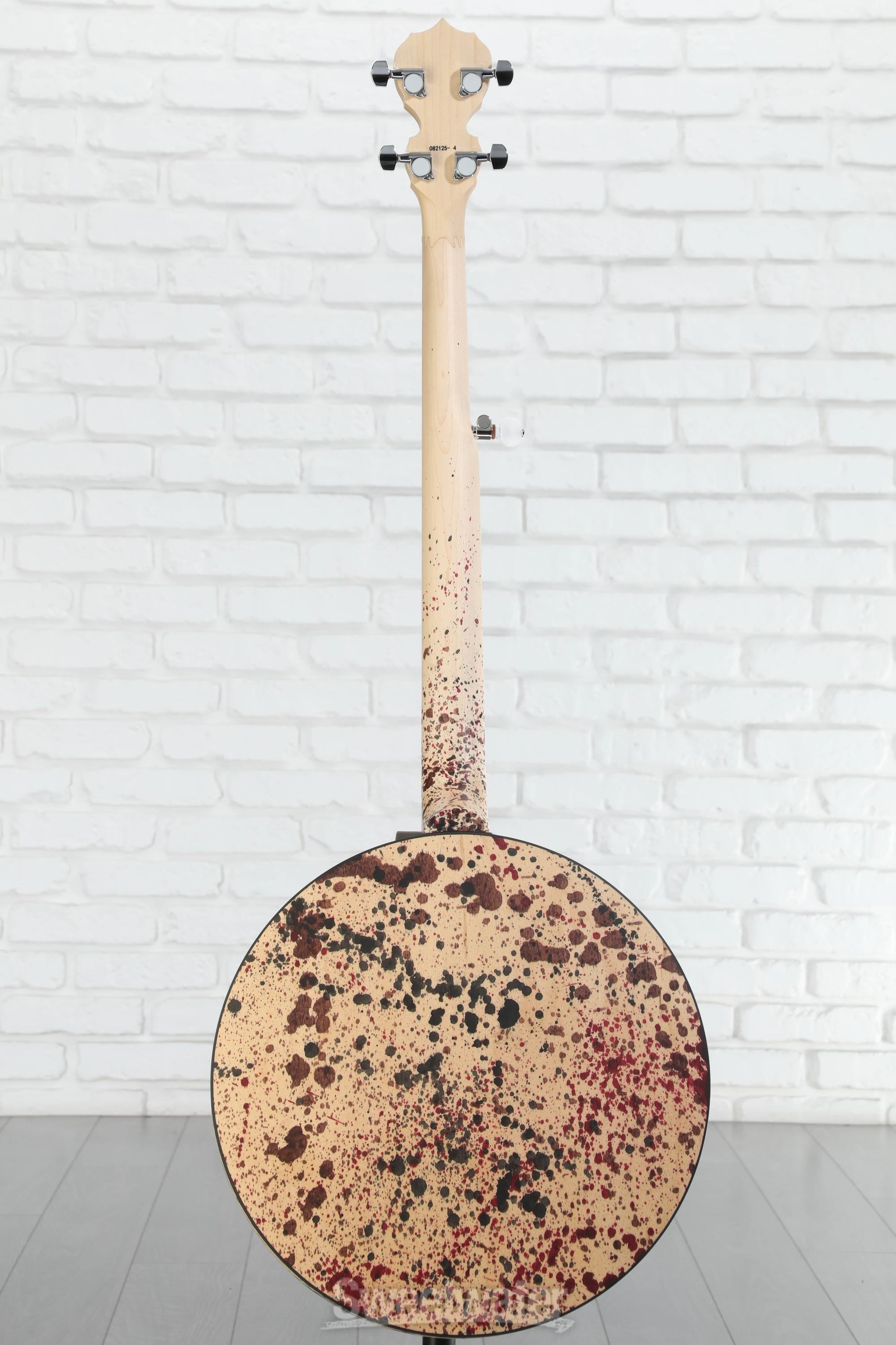 Deering Goodtime Zombie Killer III 5-string Banjo - Blood Splattered Blonde