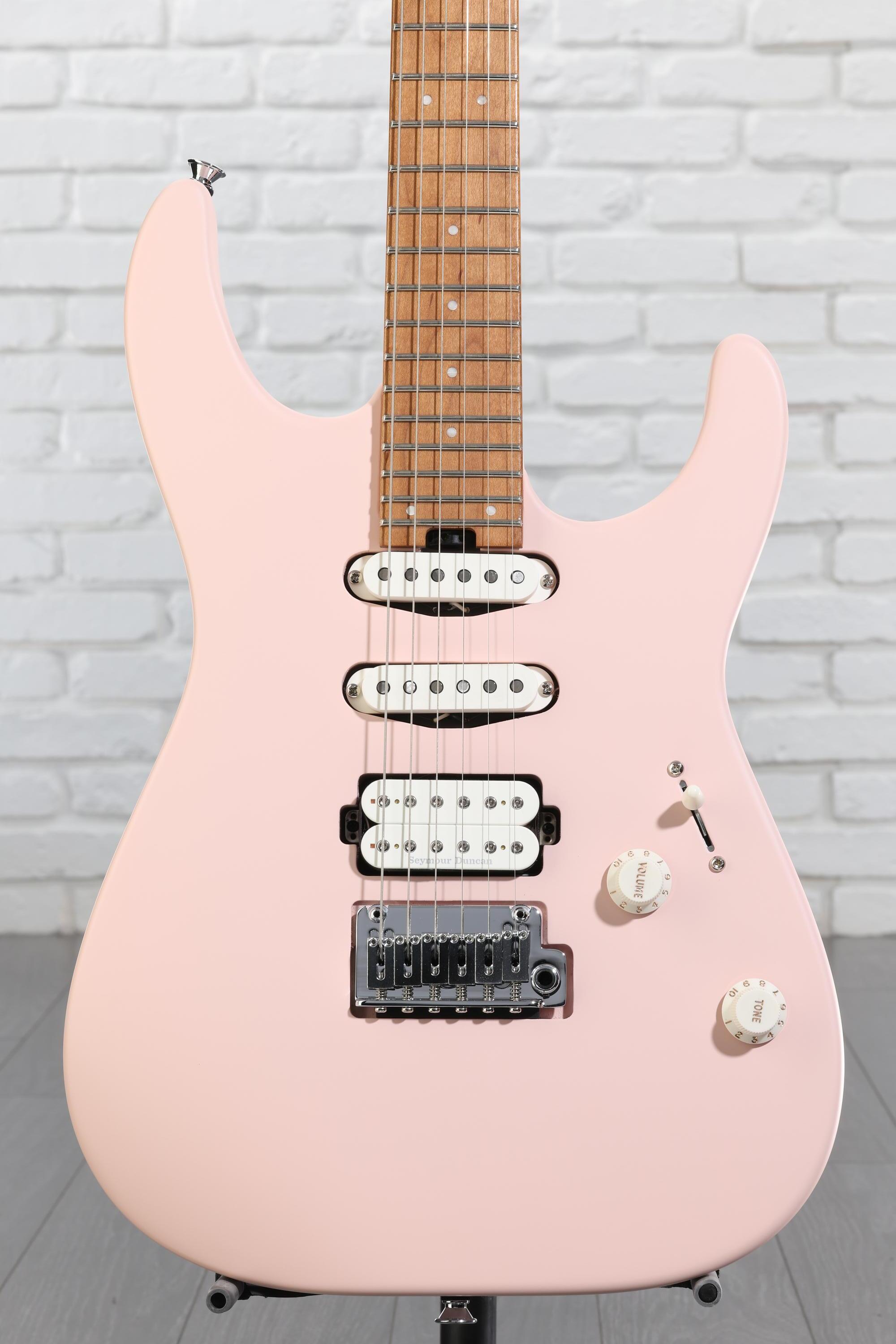 【2025年7月購入】Charvel Pro-Mod DK24 HSS Charvel Pro-Mod DK24 HSS Electric Guitar - Shell Pink | Sweetwater