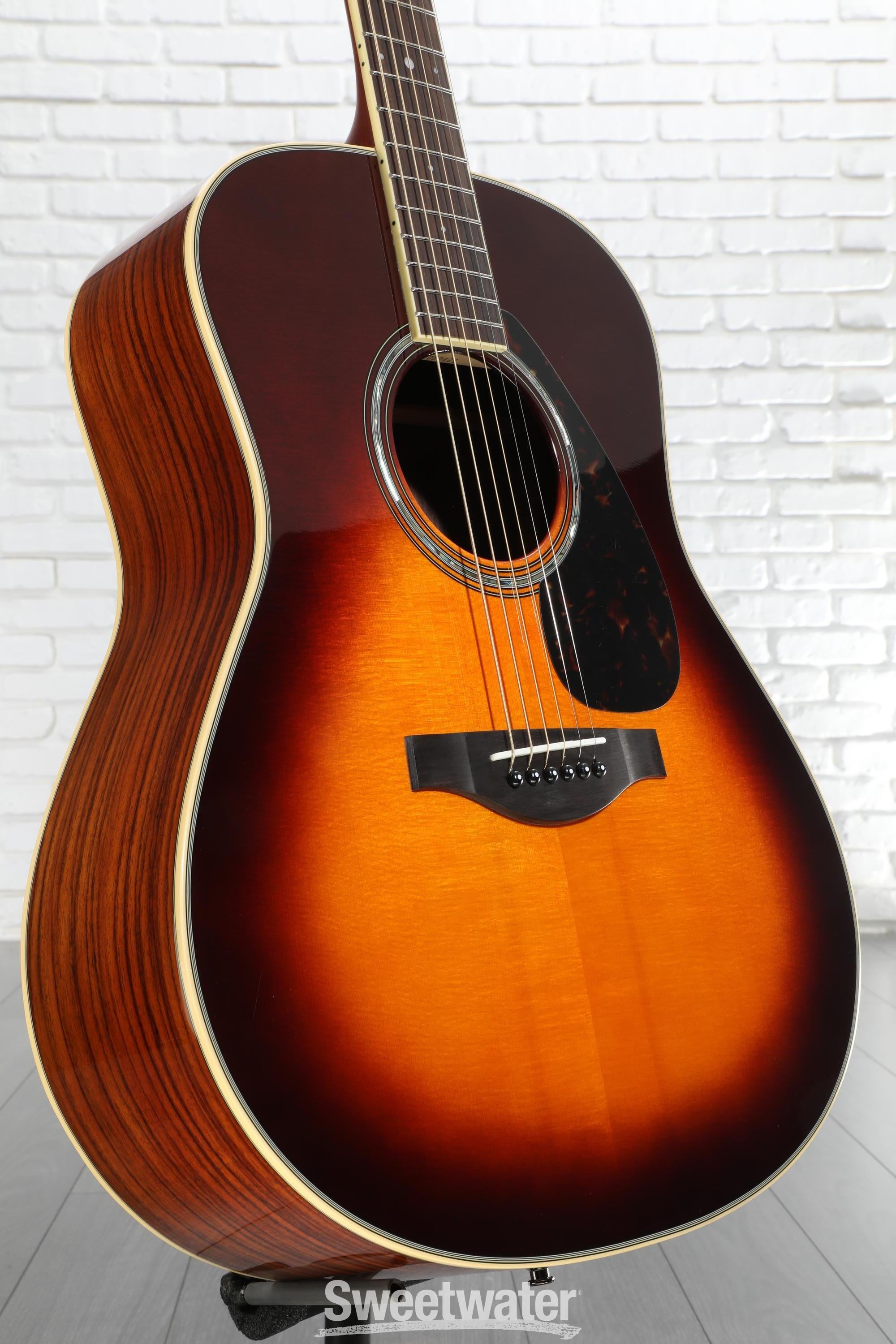 ギター YAMAHA LL6 ARE BS Yamaha LL6 ARE Original Jumbo Acoustic Guitar - Brown Sunburst
